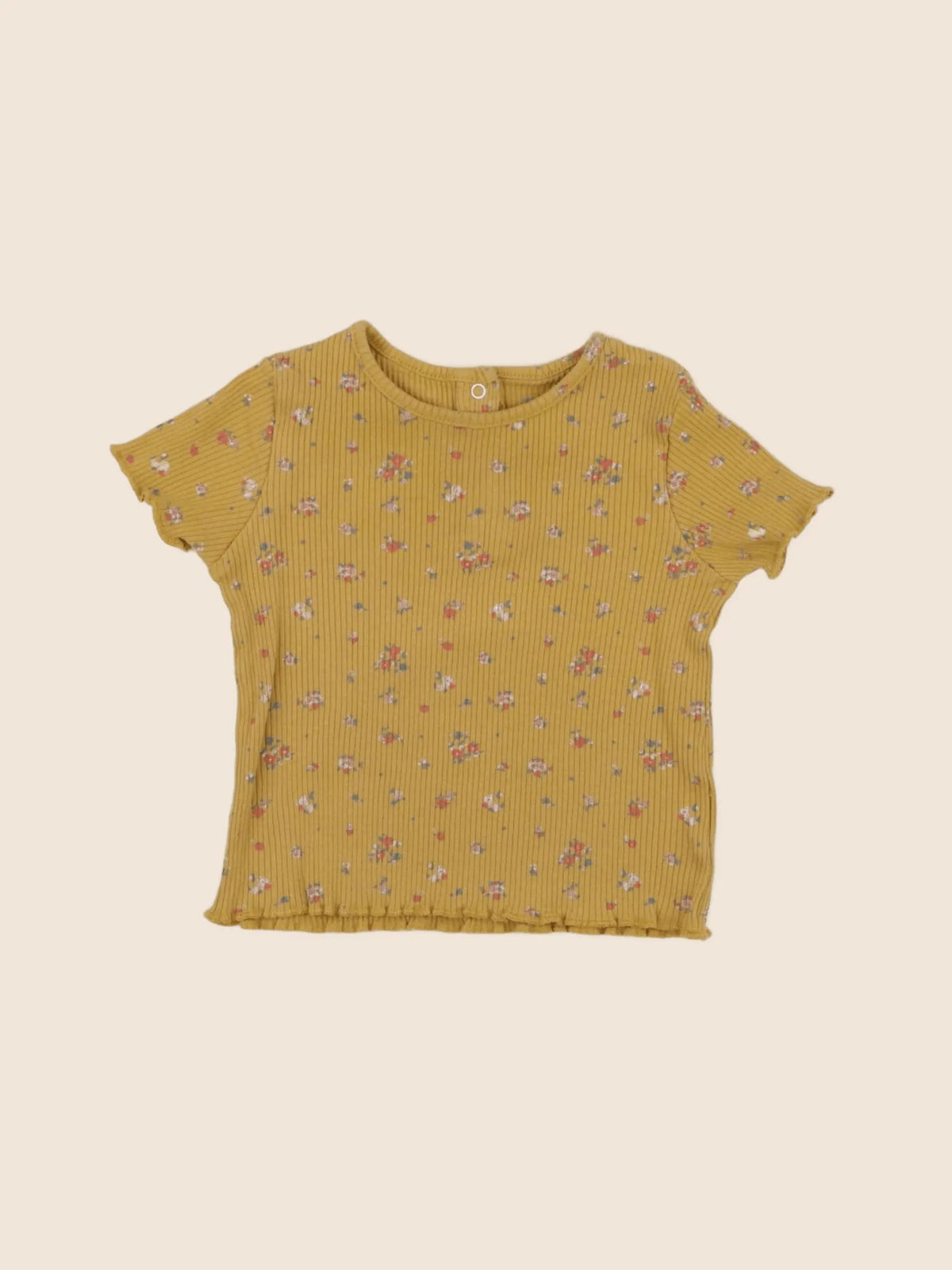 Vertbaudet - tee-shirt jaune - 18 mois