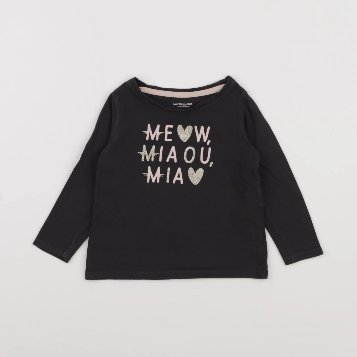 Vertbaudet - tee-shirt bleu - 2 ans