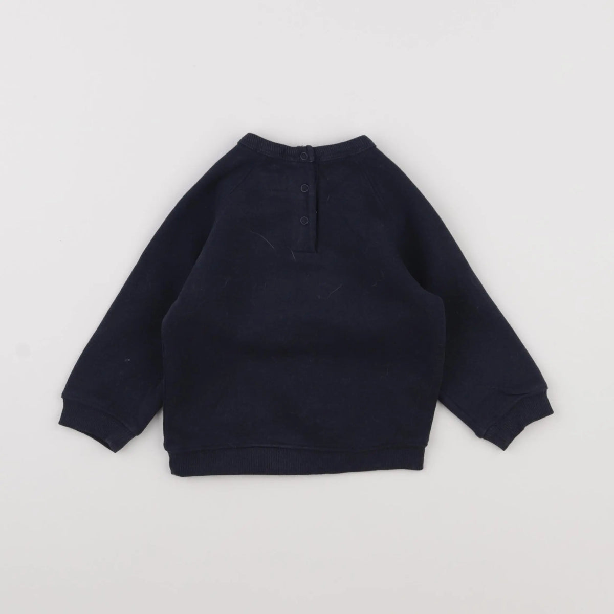 Vertbaudet - sweat bleu - 12 mois