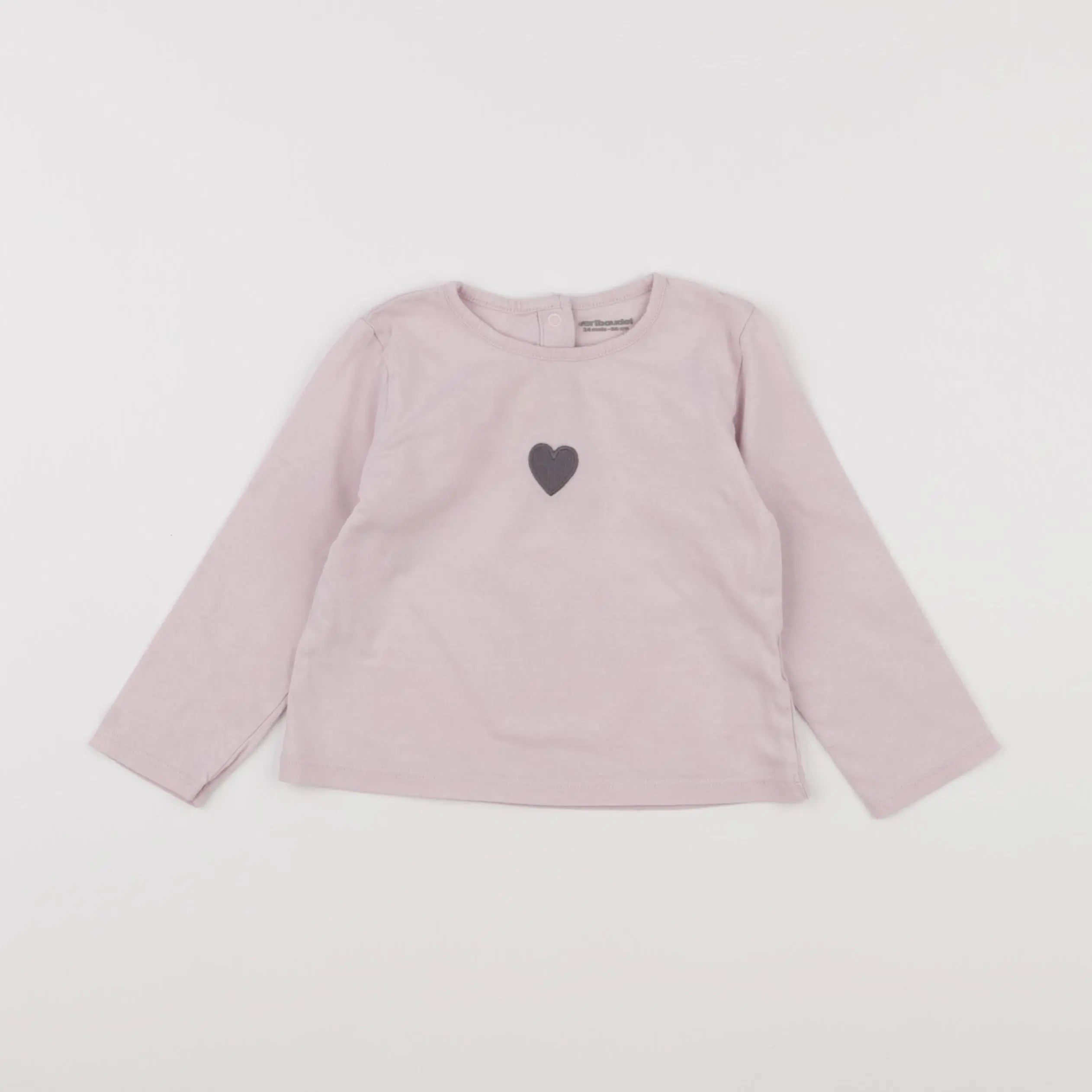 Vertbaudet - tee-shirt rose - 24 mois