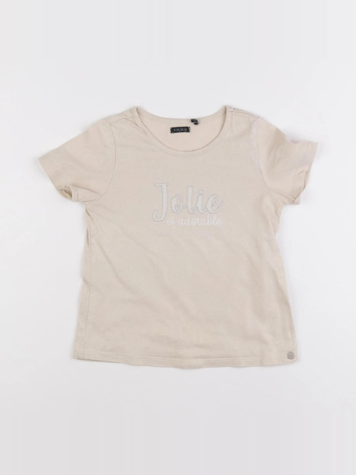 IKKS - tee-shirt beige, or - 8 ans