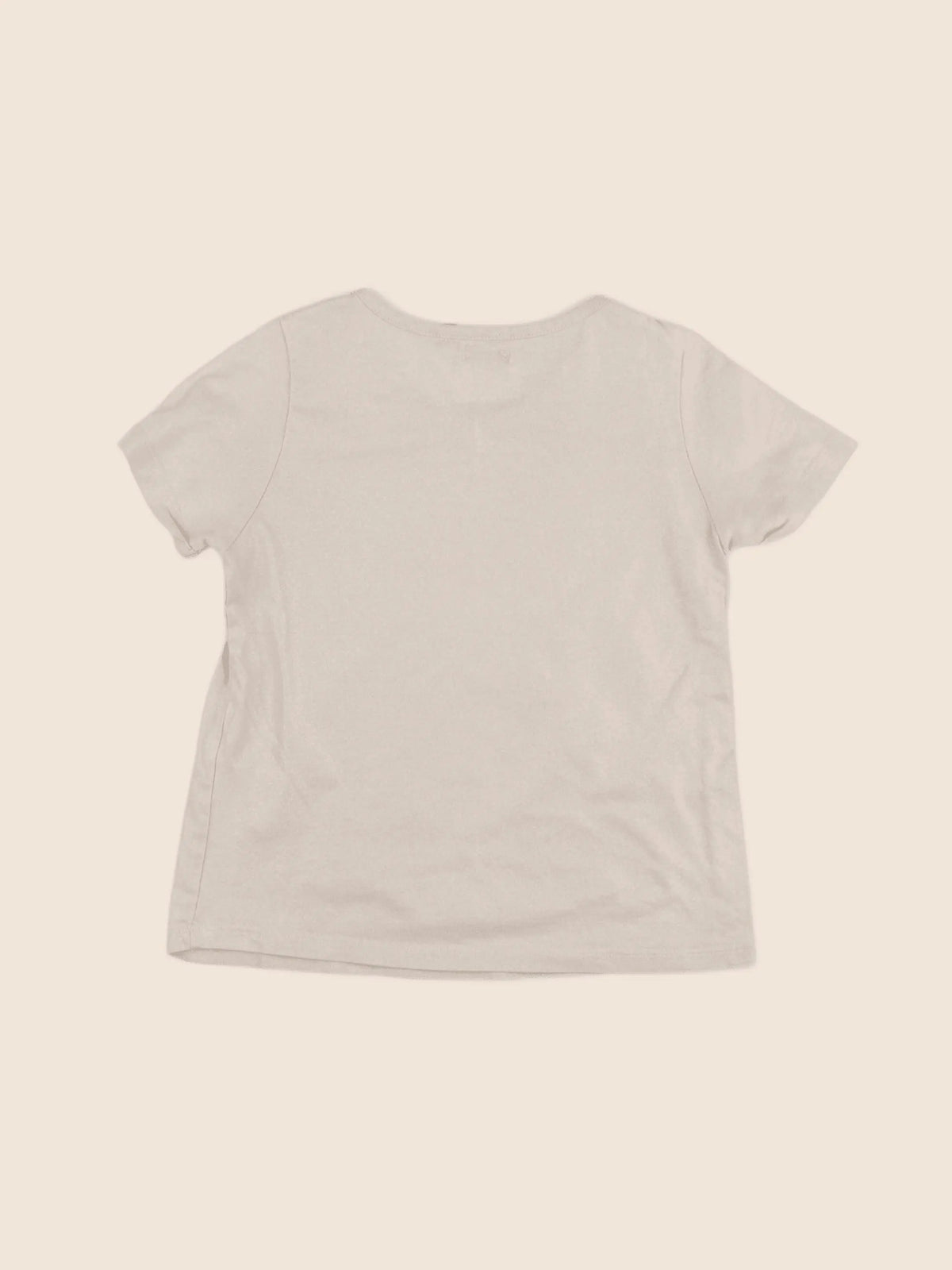 IKKS - tee-shirt beige, or - 8 ans