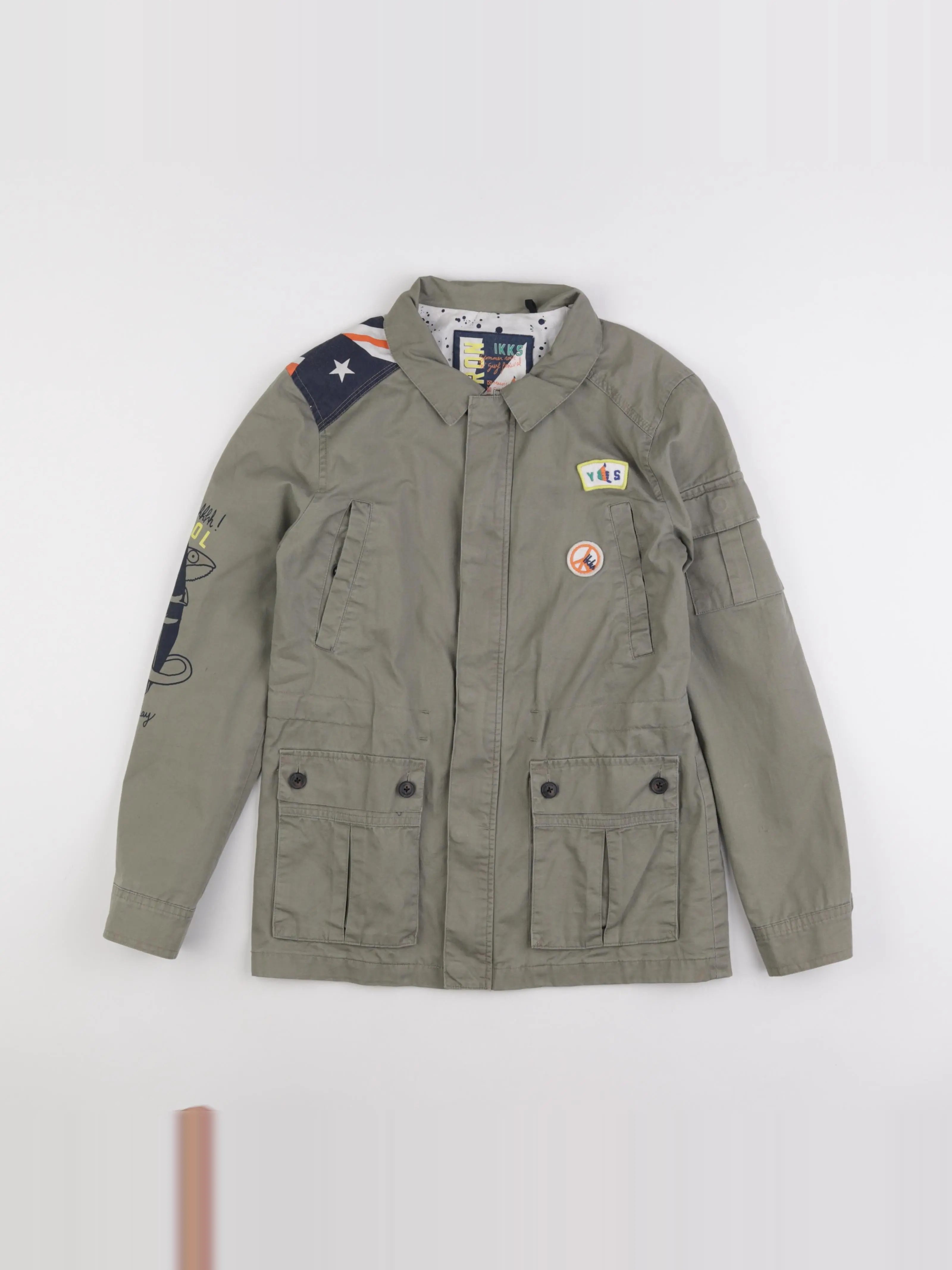 IKKS - veste vert - 12 ans