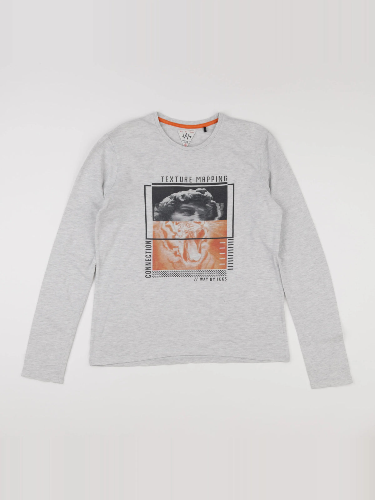 IKKS - tee-shirt gris - 14 ans