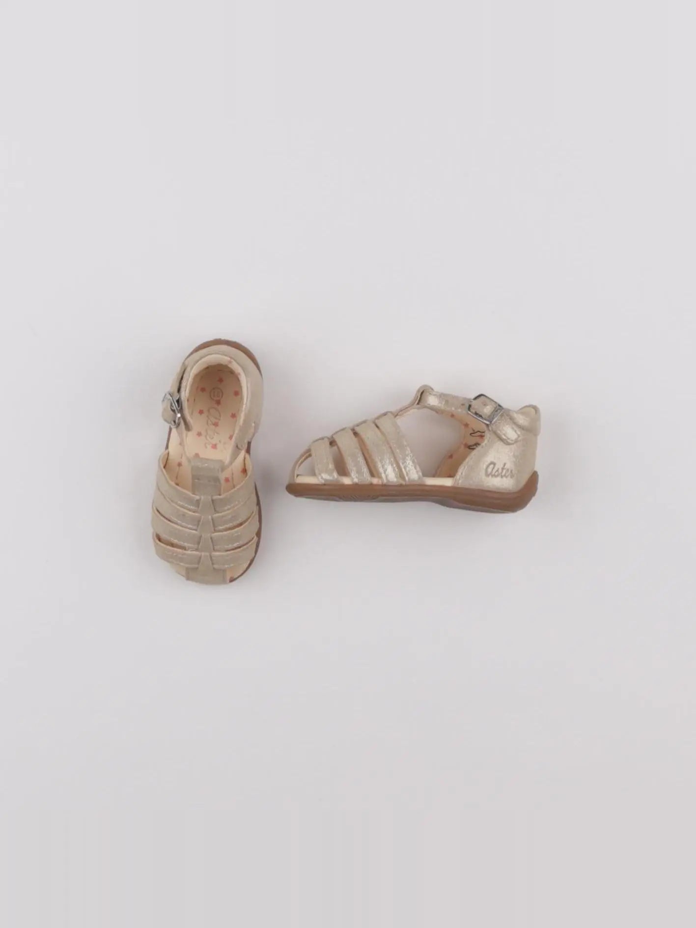 Aster - sandales or - pointure 18