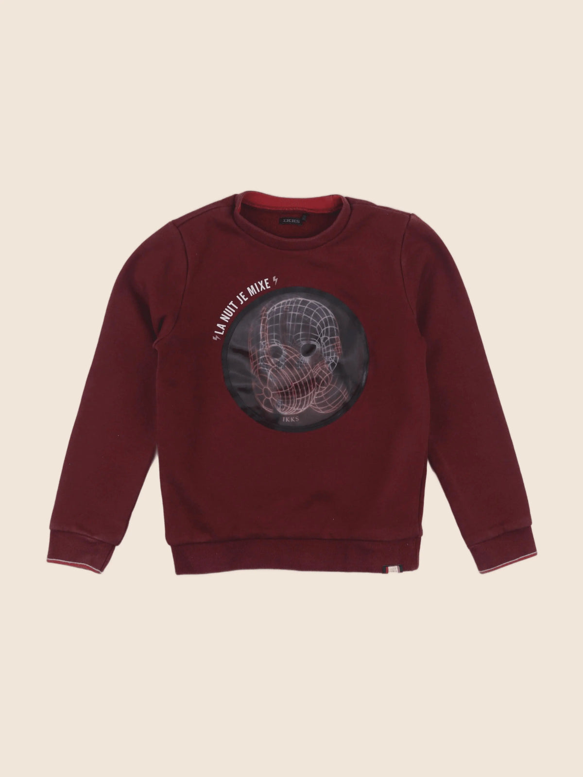 IKKS - sweat rouge - 10 ans
