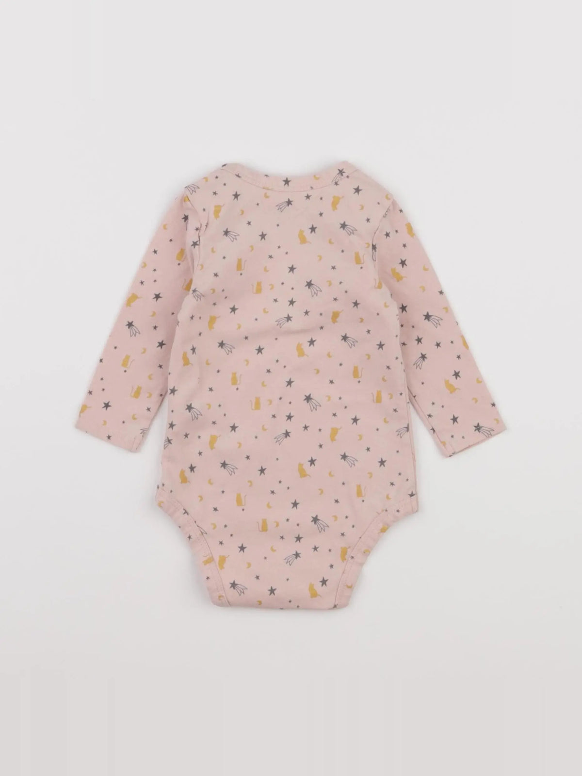 Tape à l'oeil - body rose - 6 mois