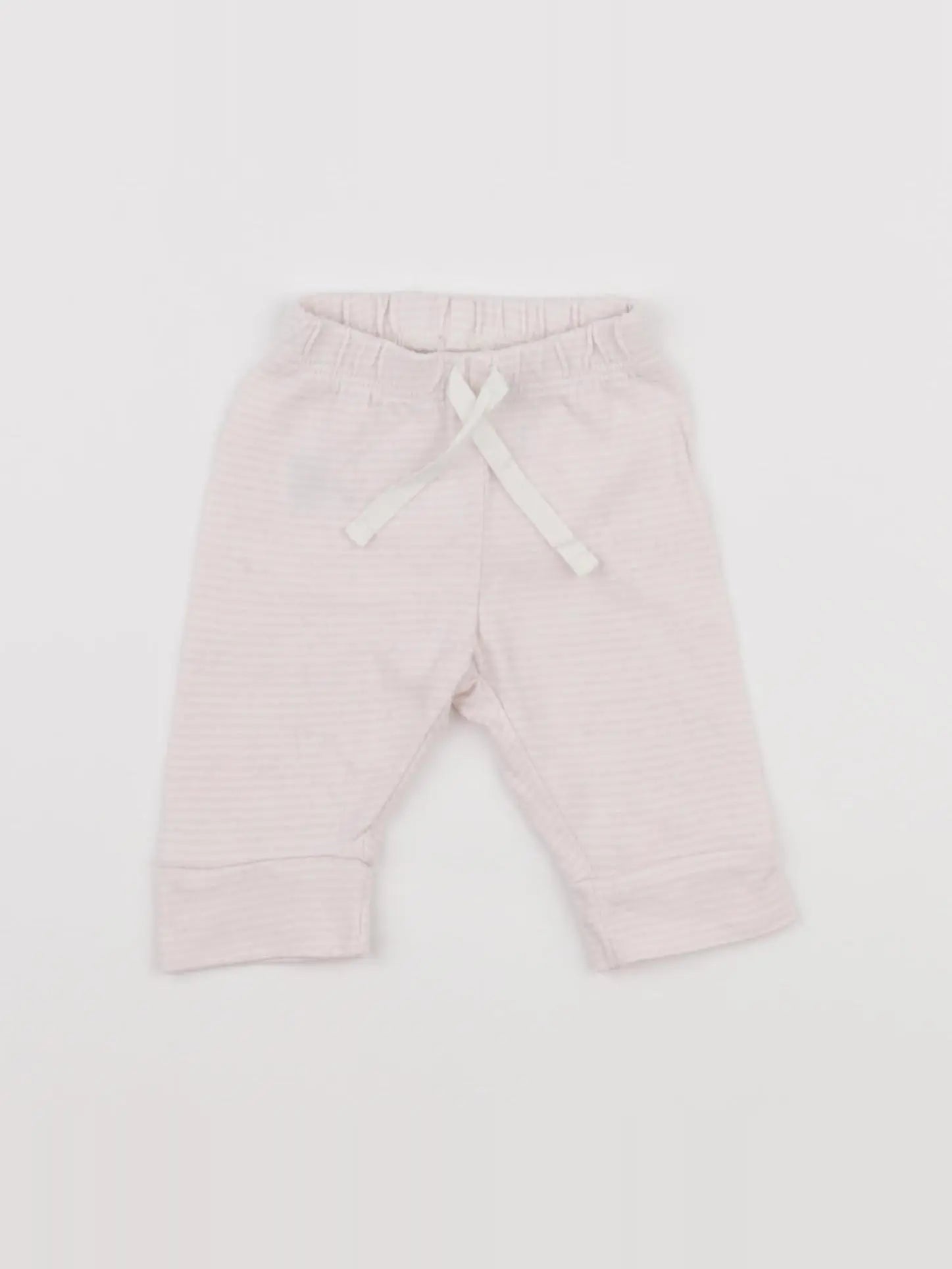 GAP - legging blanc, rose - 1 mois