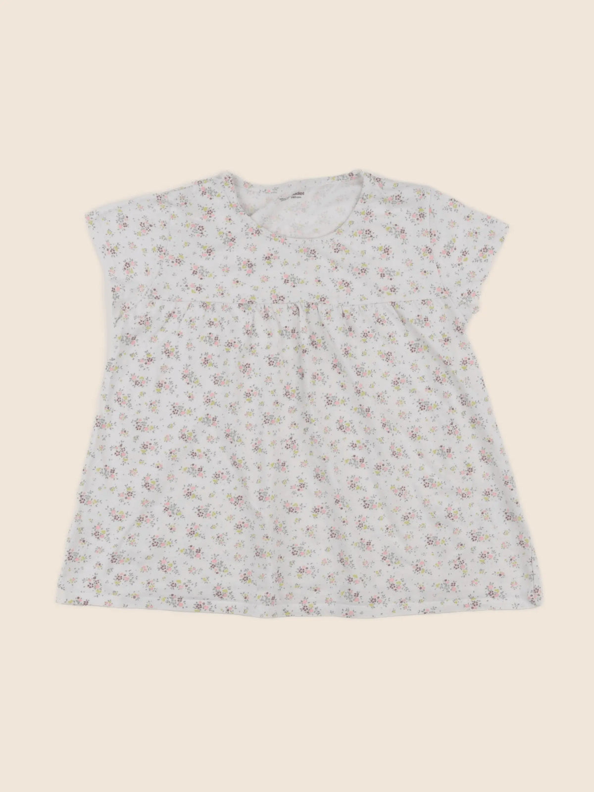 Vertbaudet - tee-shirt beige - 10 ans