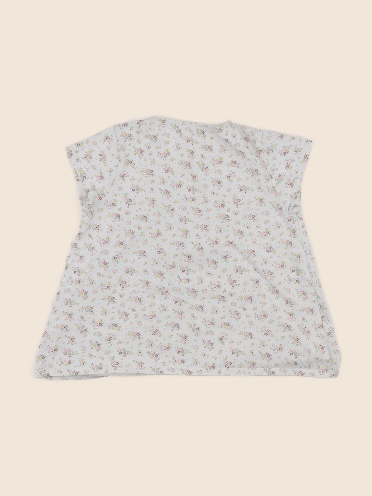 Vertbaudet - tee-shirt beige - 10 ans