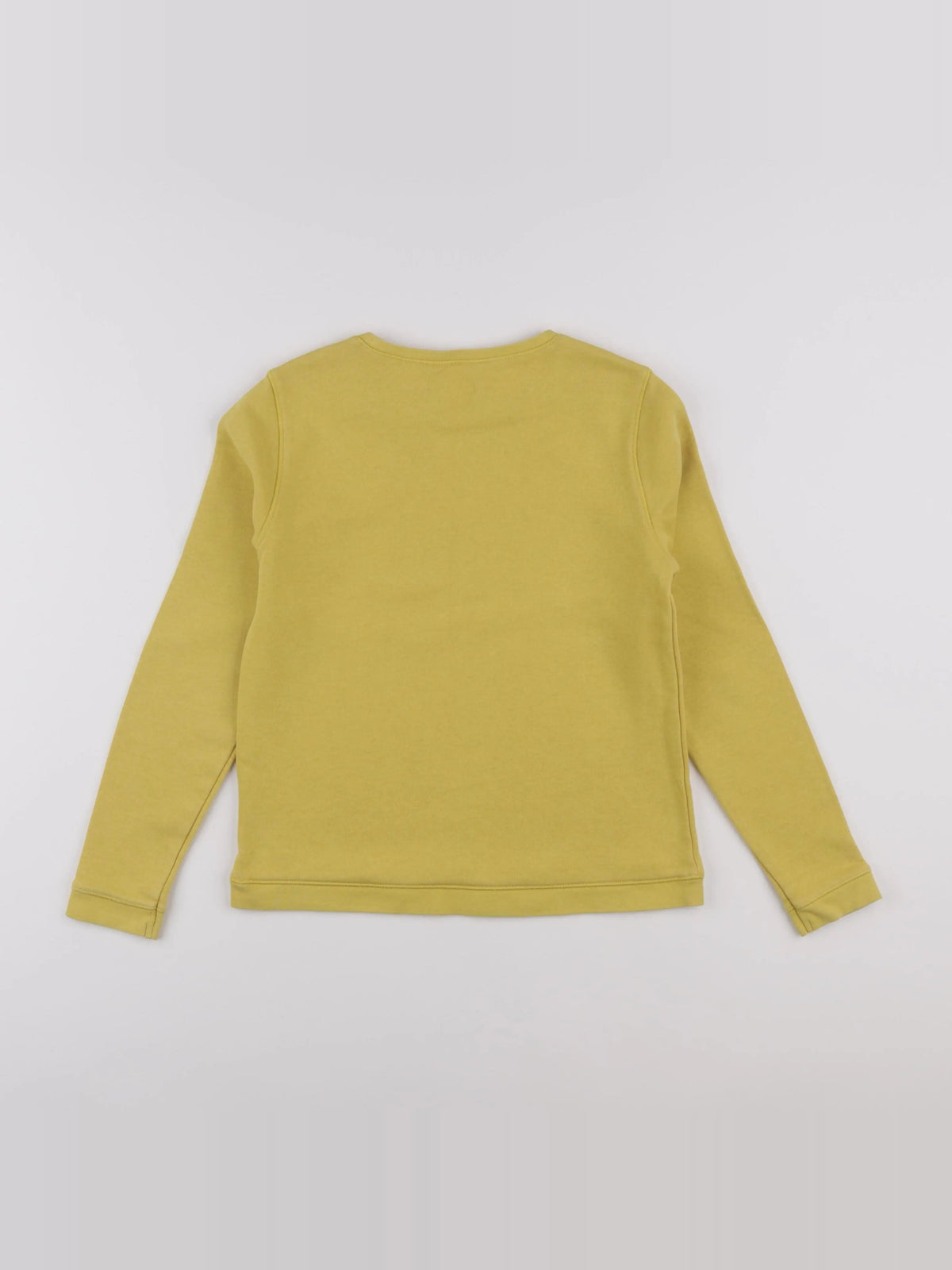 Vertbaudet - sweat jaune - 10 ans