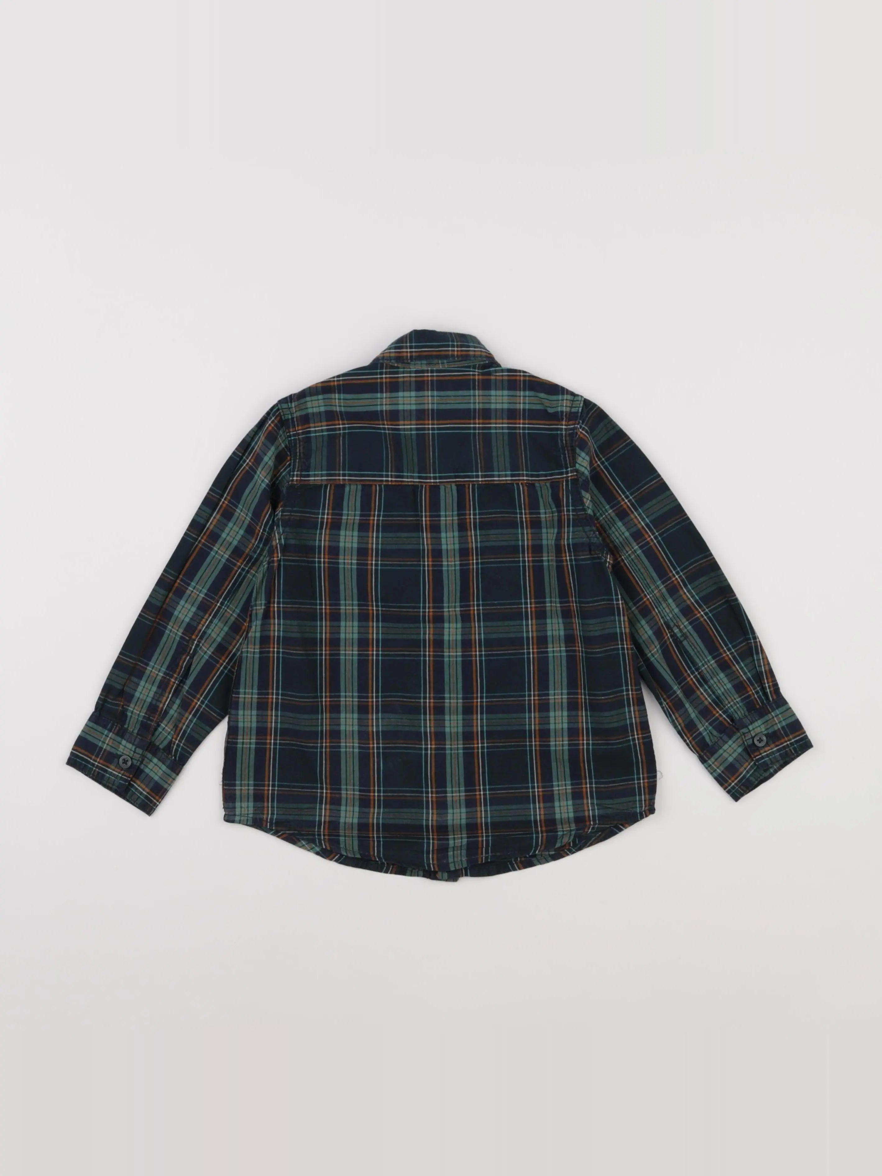 Vertbaudet - chemise multicolore - 4 ans