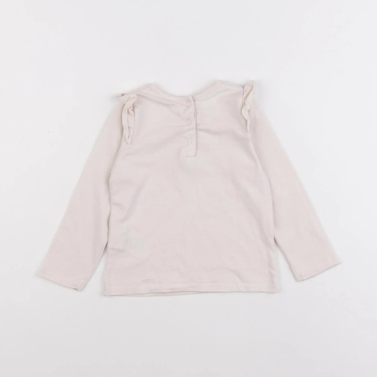 Vertbaudet - tee-shirt beige - 18 mois