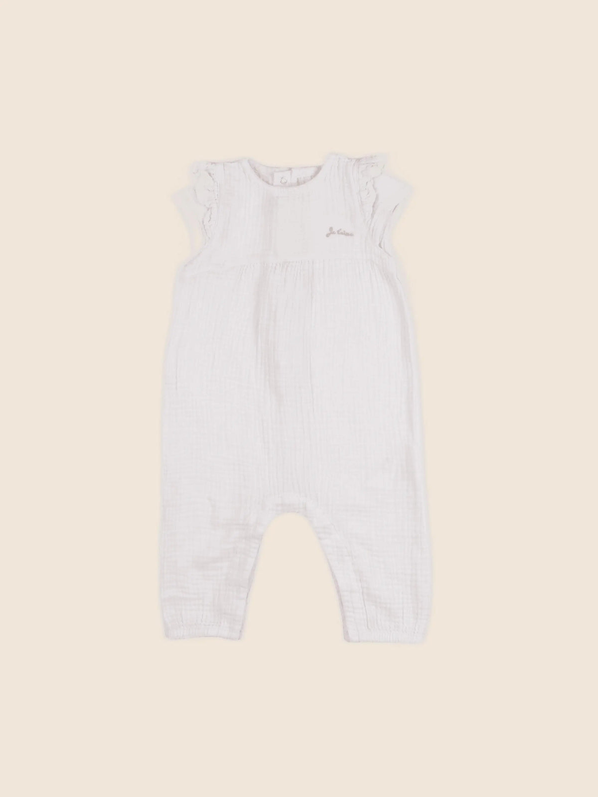 Vertbaudet - combinaison rose - 9 mois