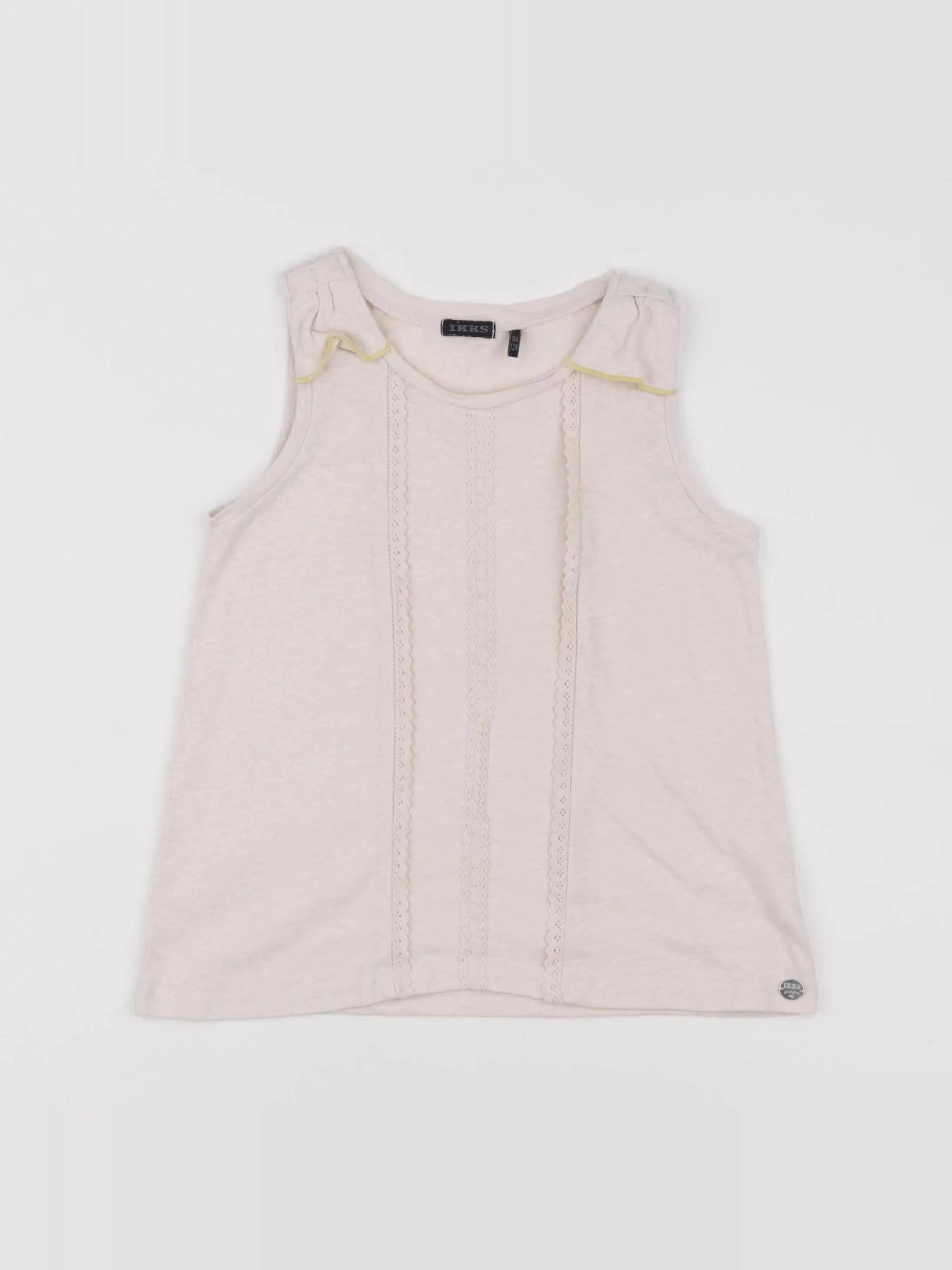 IKKS - débardeur beige - 8 ans
