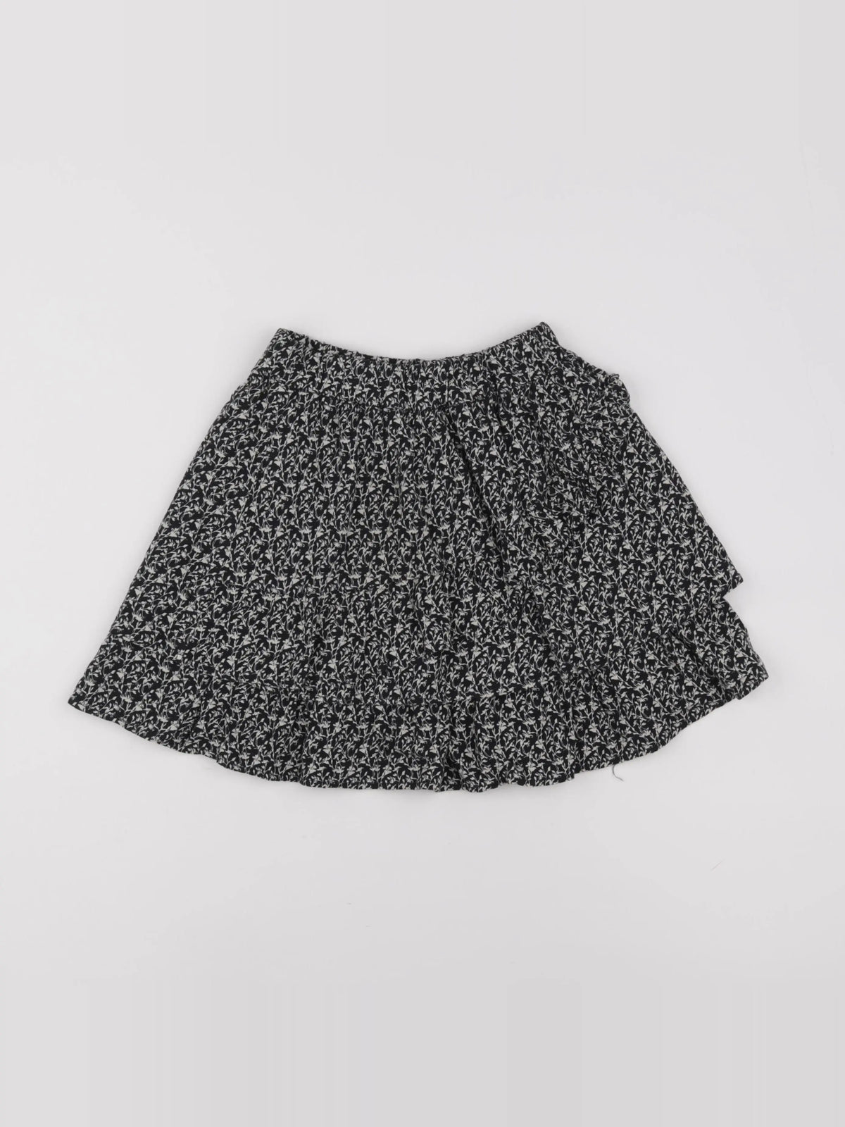 IKKS - jupe noir, beige - 8 ans