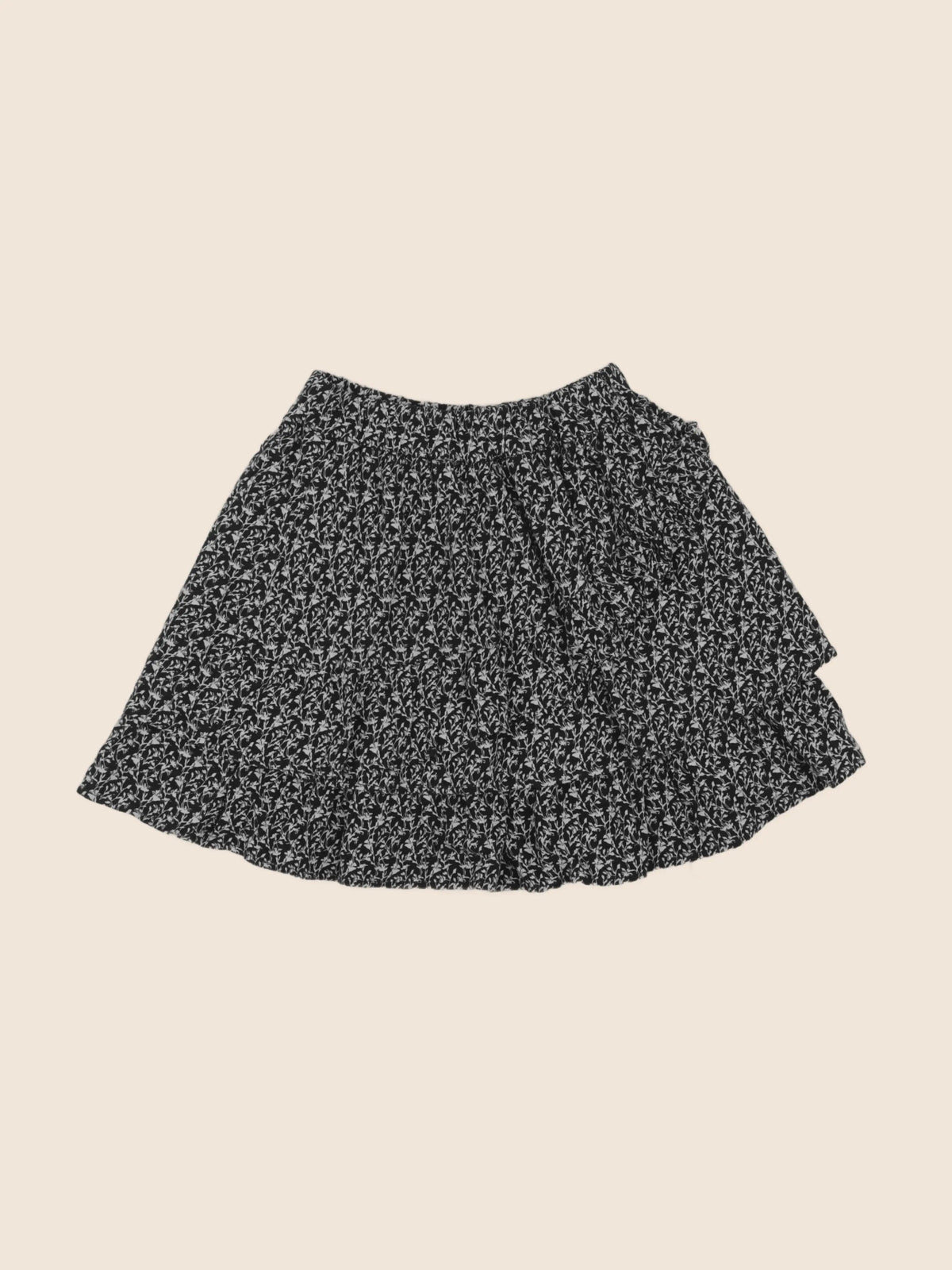 IKKS - jupe noir, beige - 8 ans