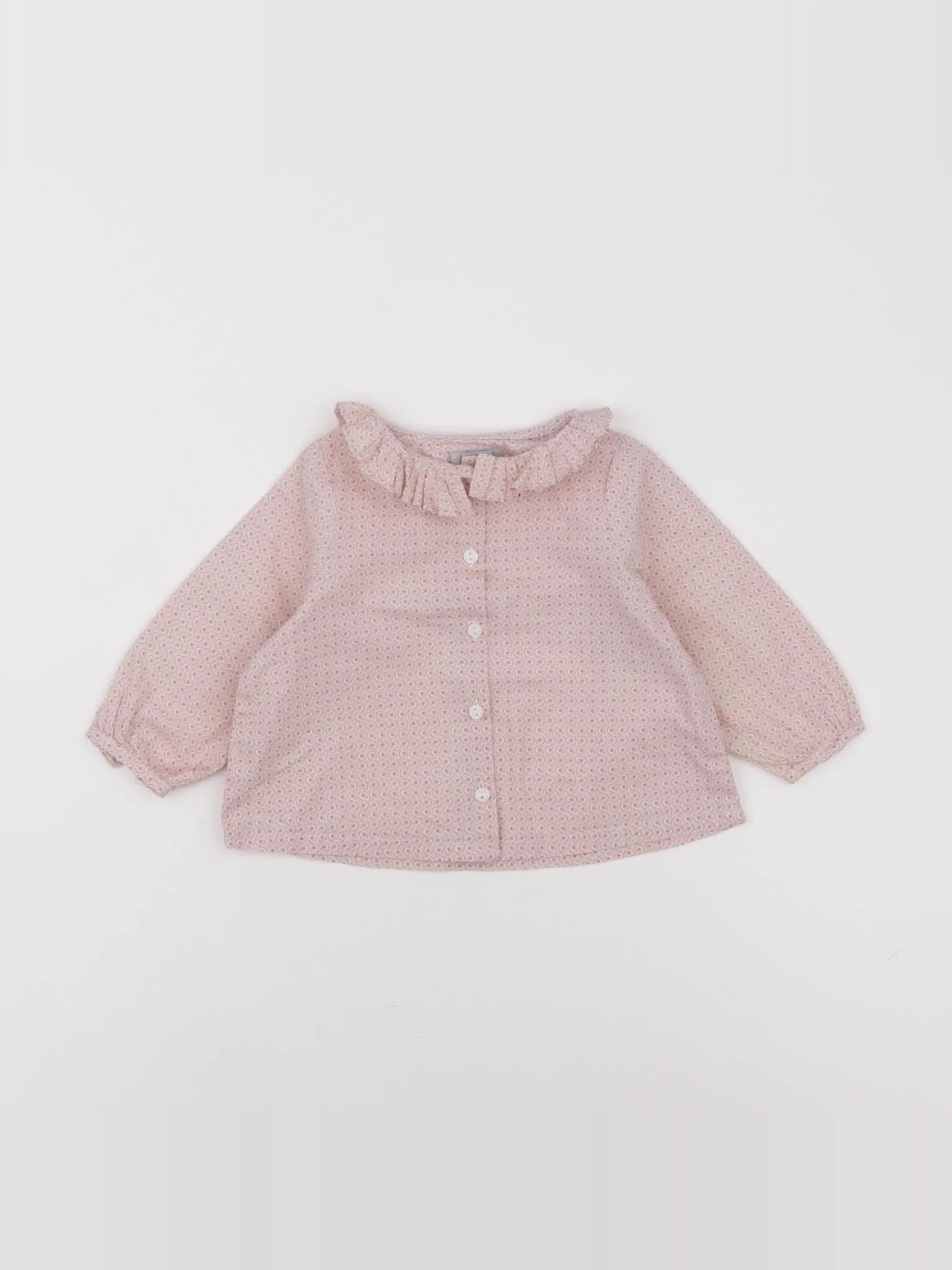 Cyrillus - blouse rose - 6 mois