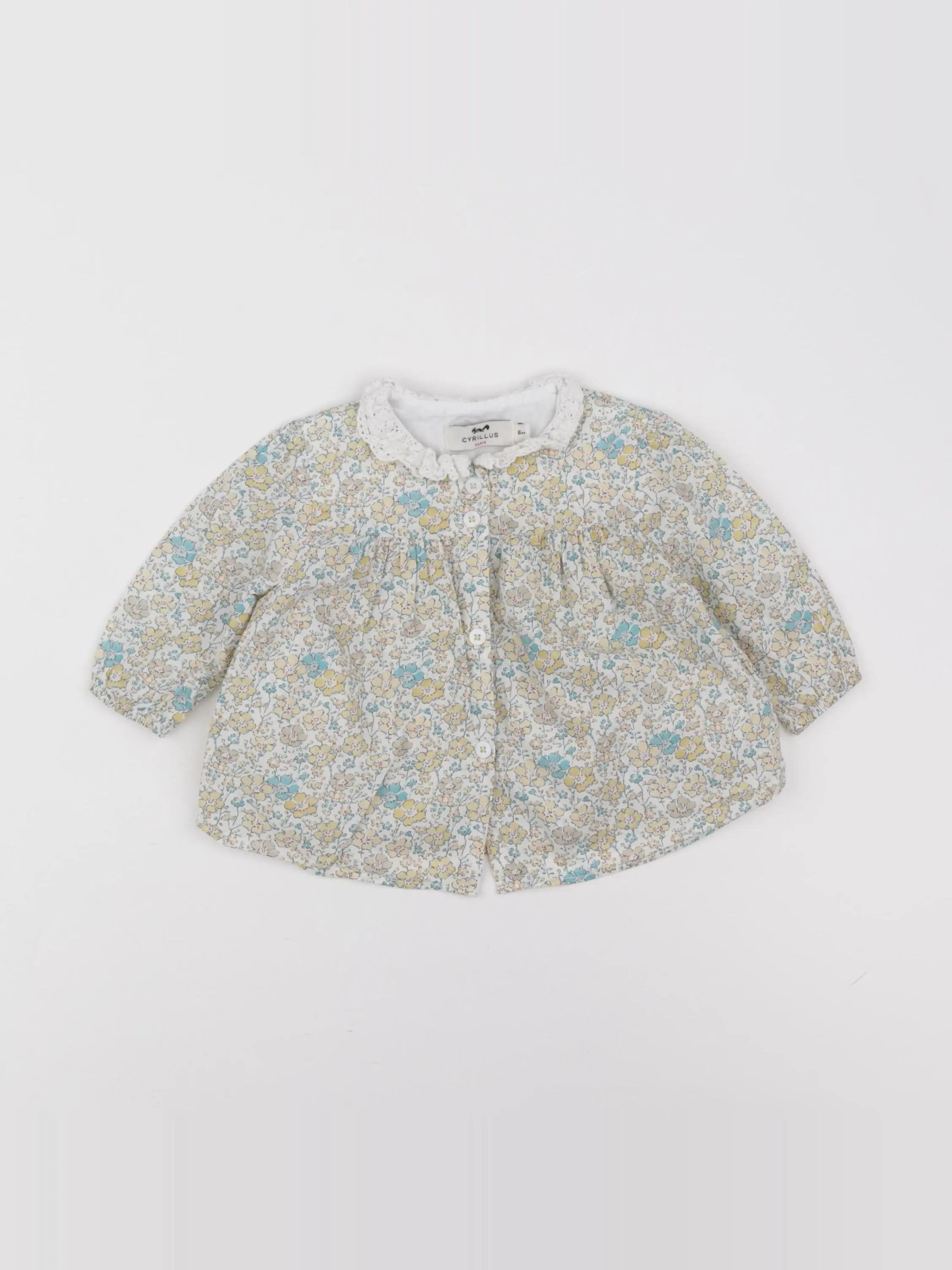 Cyrillus - blouse multicolore - 6 mois