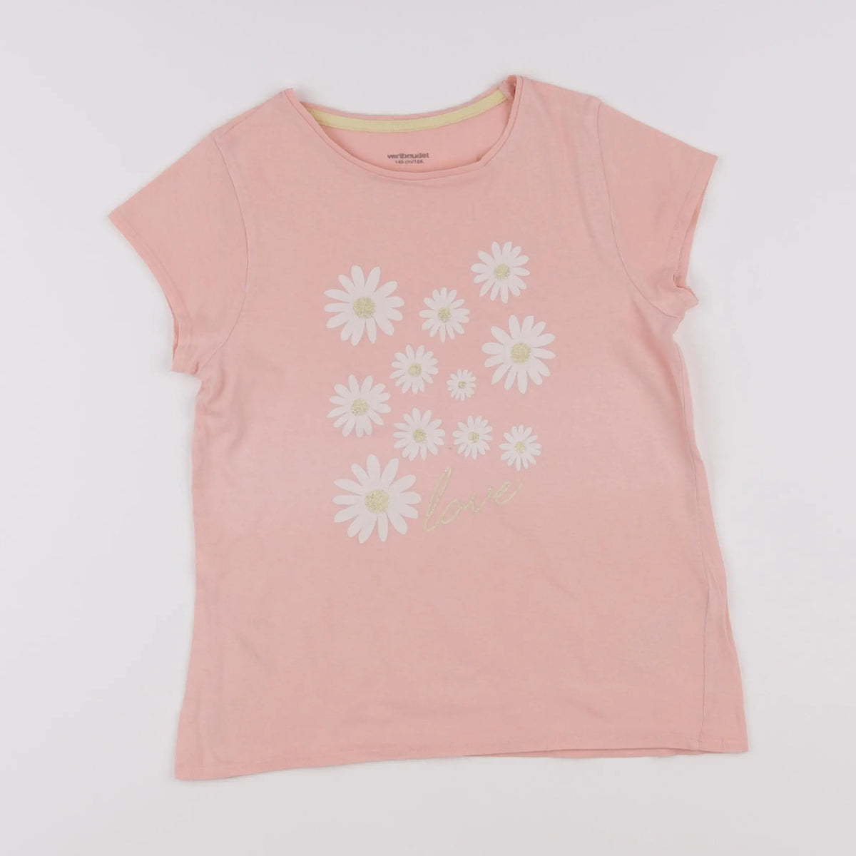 Vertbaudet - tee-shirt rose - 10 ans
