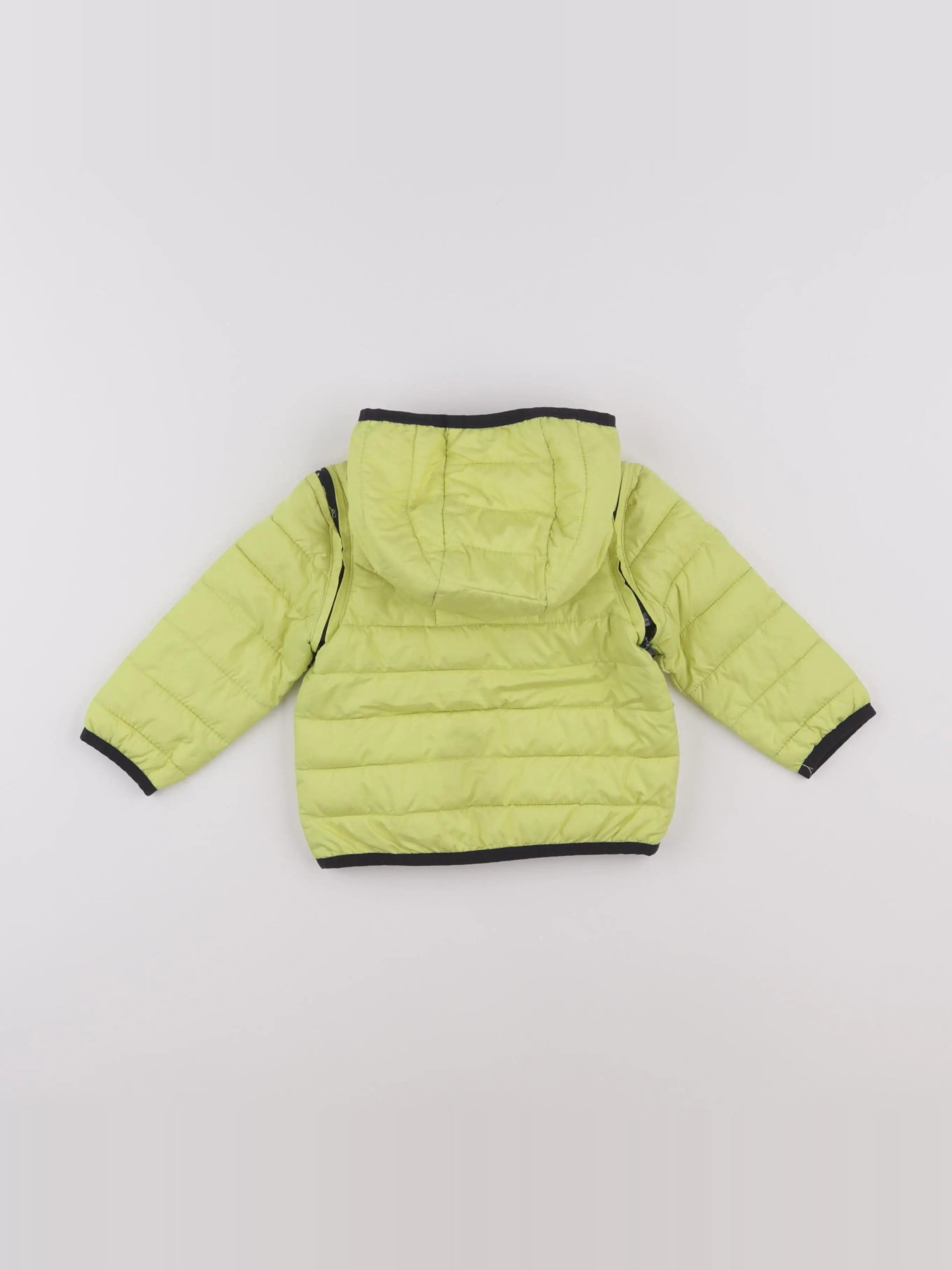 IKKS - doudoune jaune fluo - 12 mois