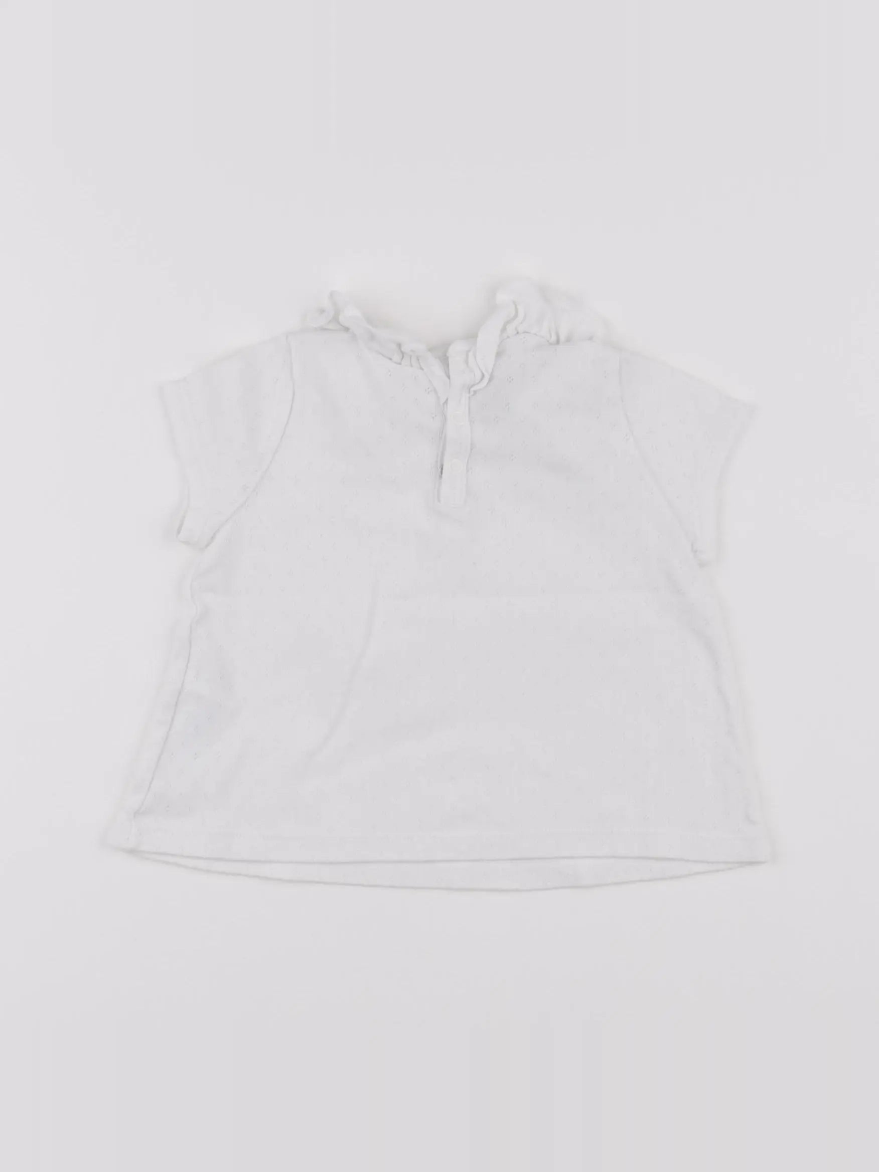 Petit Bateau - tee-shirt blanc - 12 mois