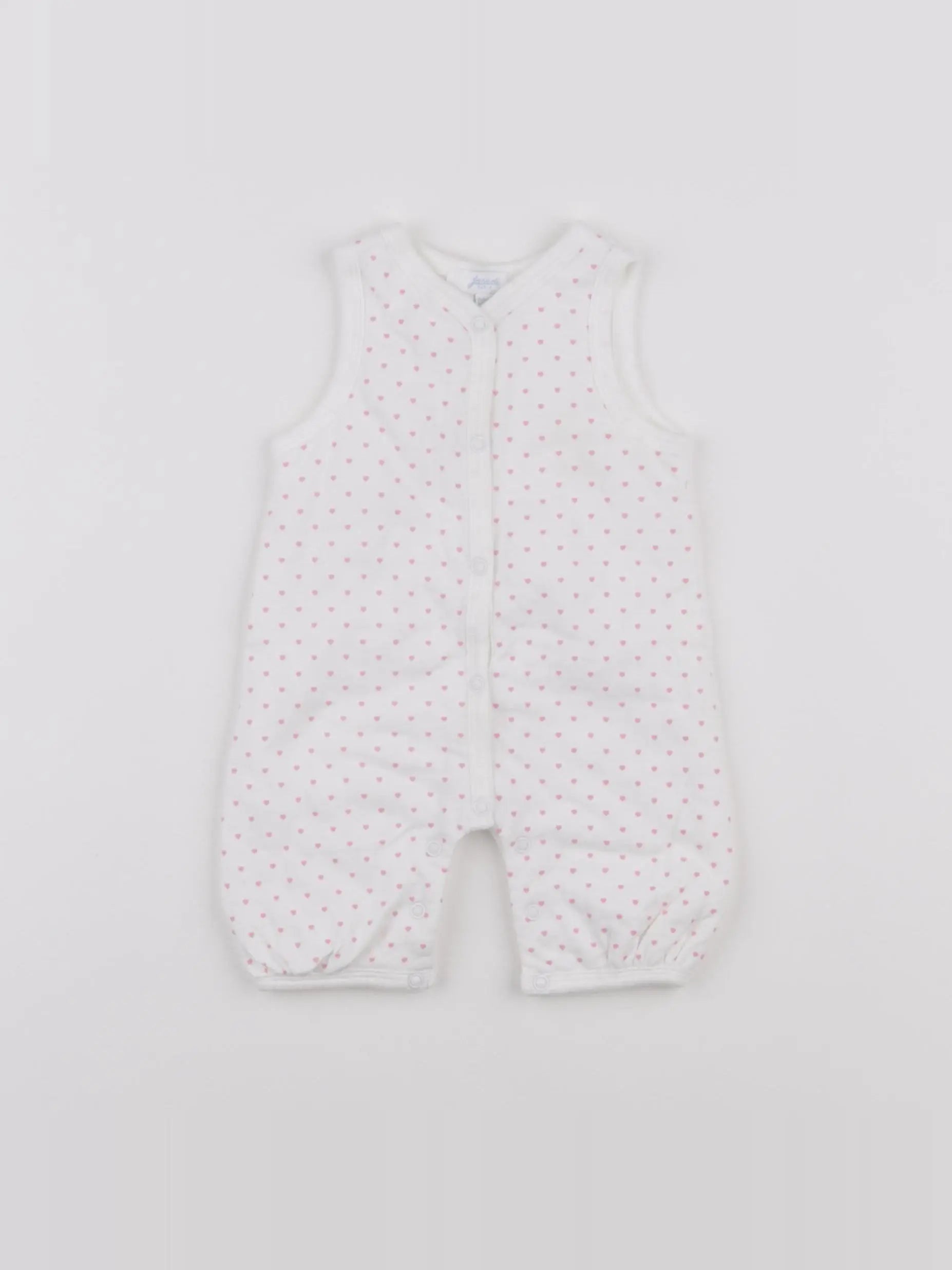 Jacadi - combinaison doublé blanc - 0 mois