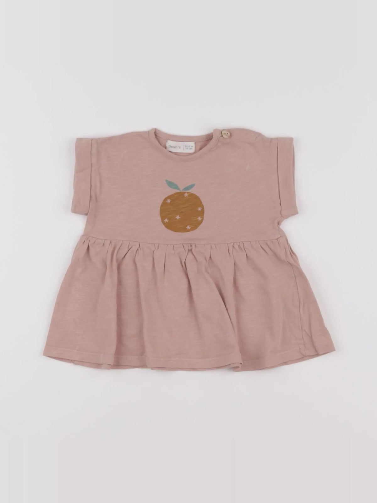 Bean's barcelona - robe rose - 9/12 mois