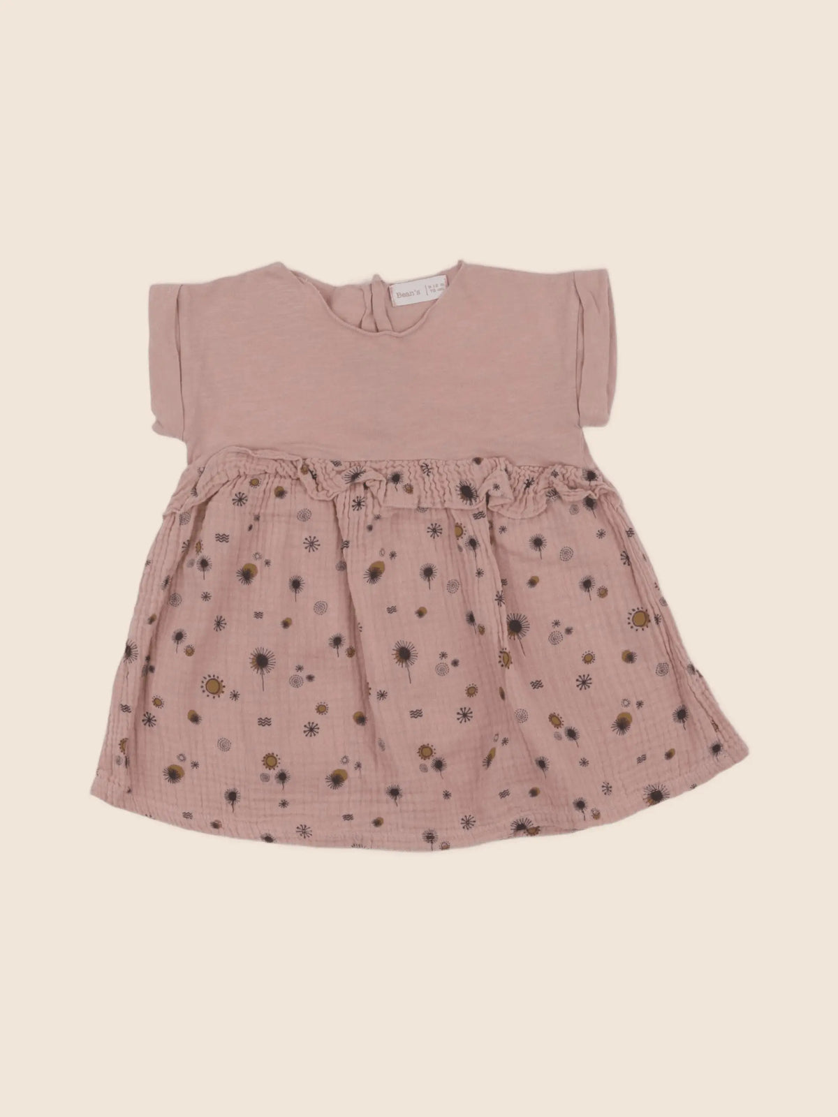 Bean's barcelona - robe rose - 9/12 mois