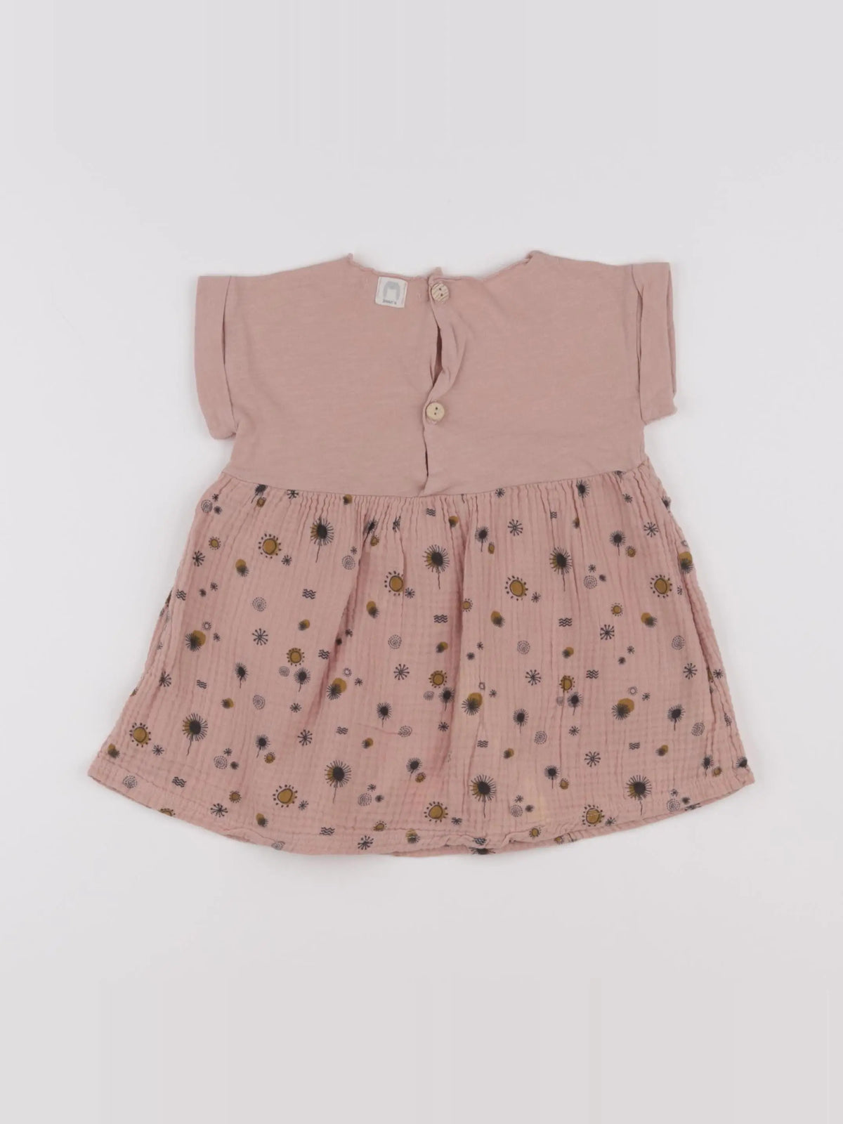 Bean's barcelona - robe rose - 9/12 mois