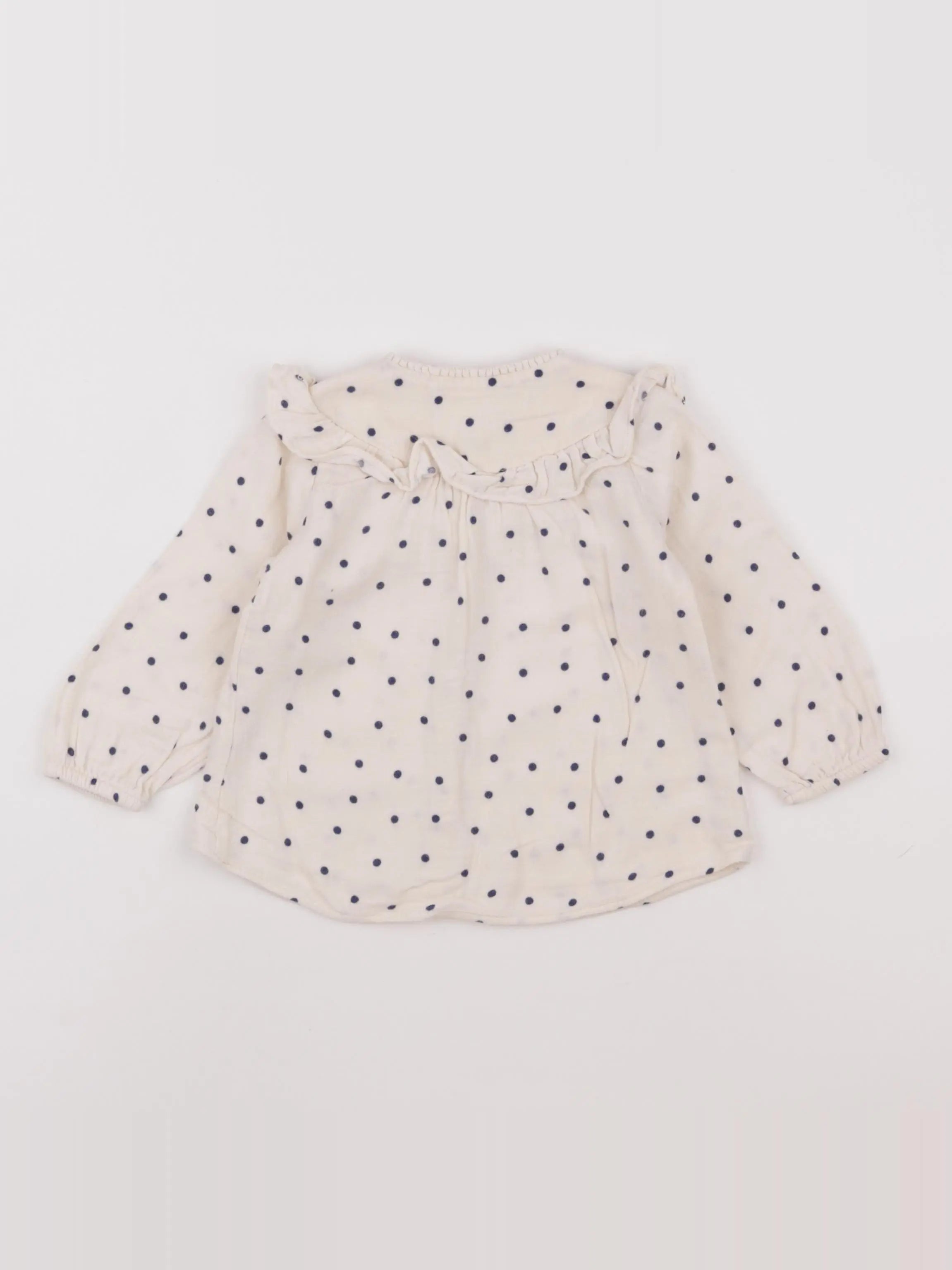 Zara - blouse beige - 12/18 mois