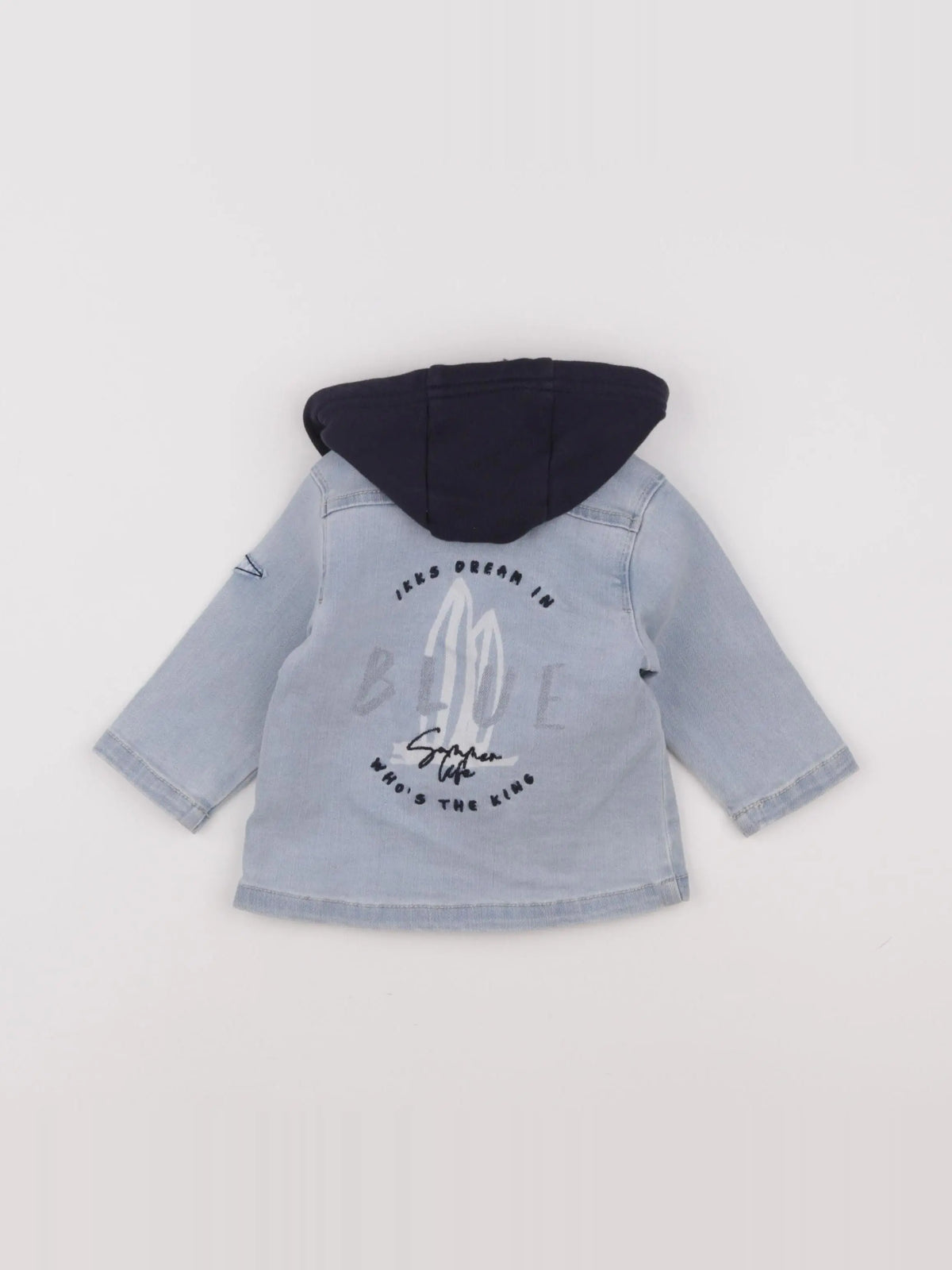 IKKS - veste bleu - 6 mois