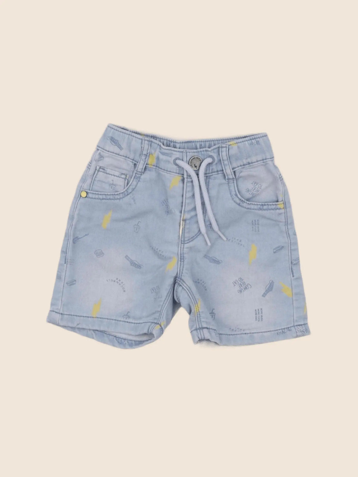 IKKS - short bleu - 12 mois
