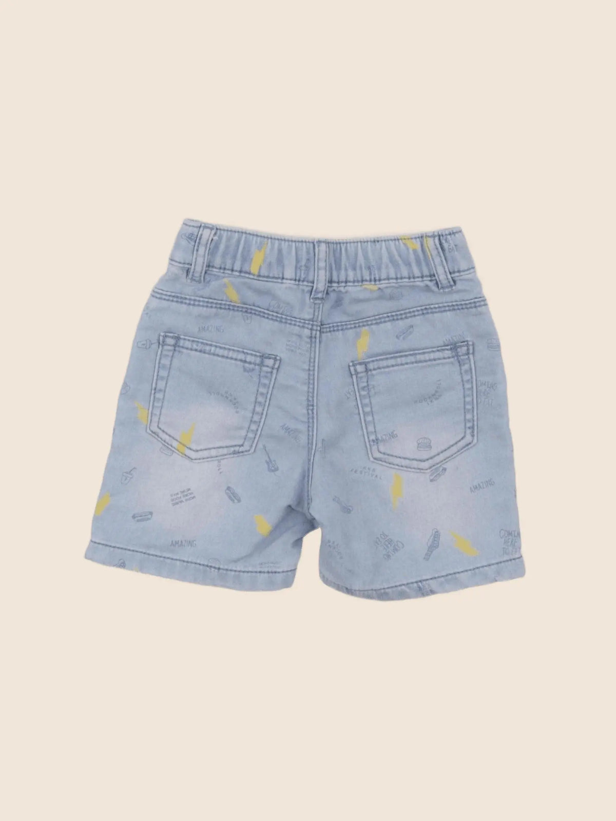 IKKS - short bleu - 12 mois