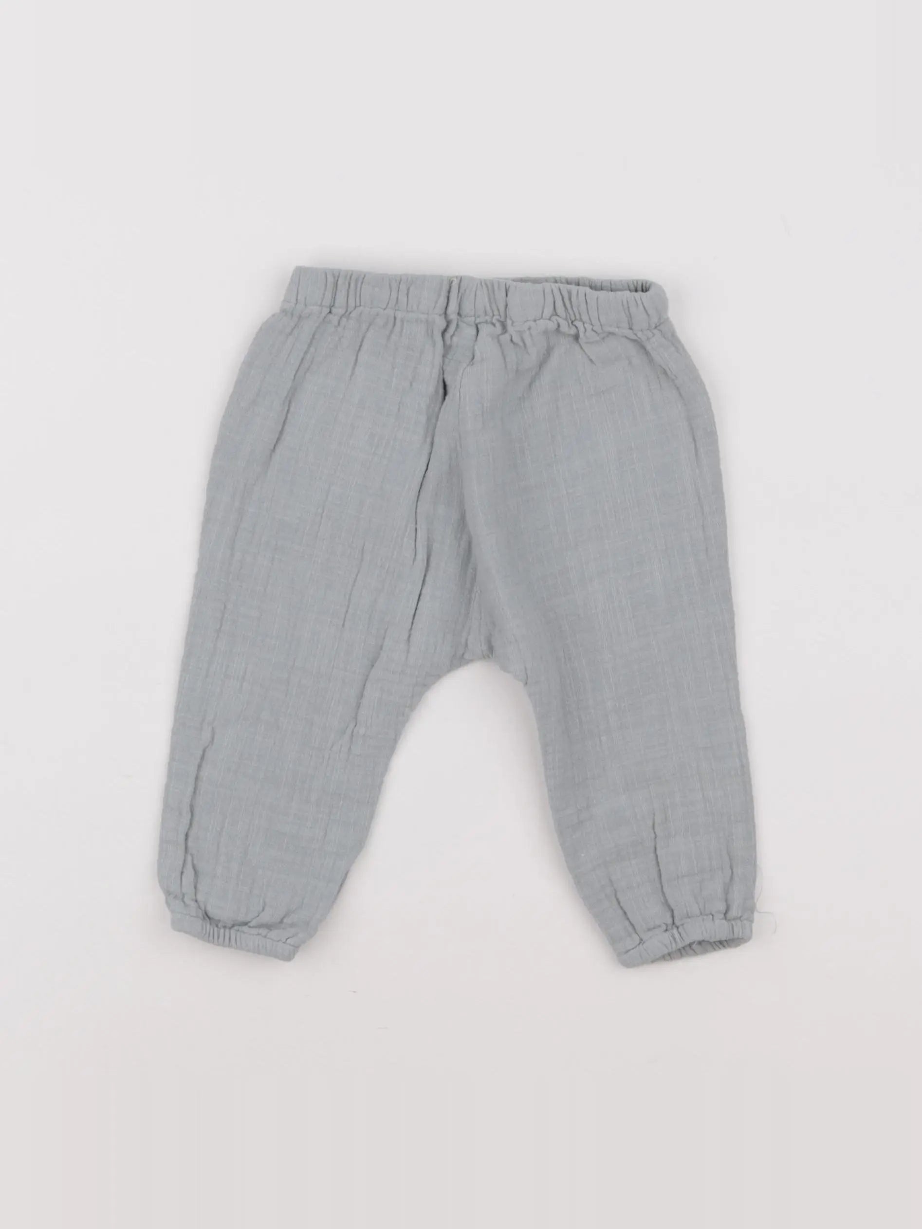 Zara - sarouel bleu - 6/9 mois