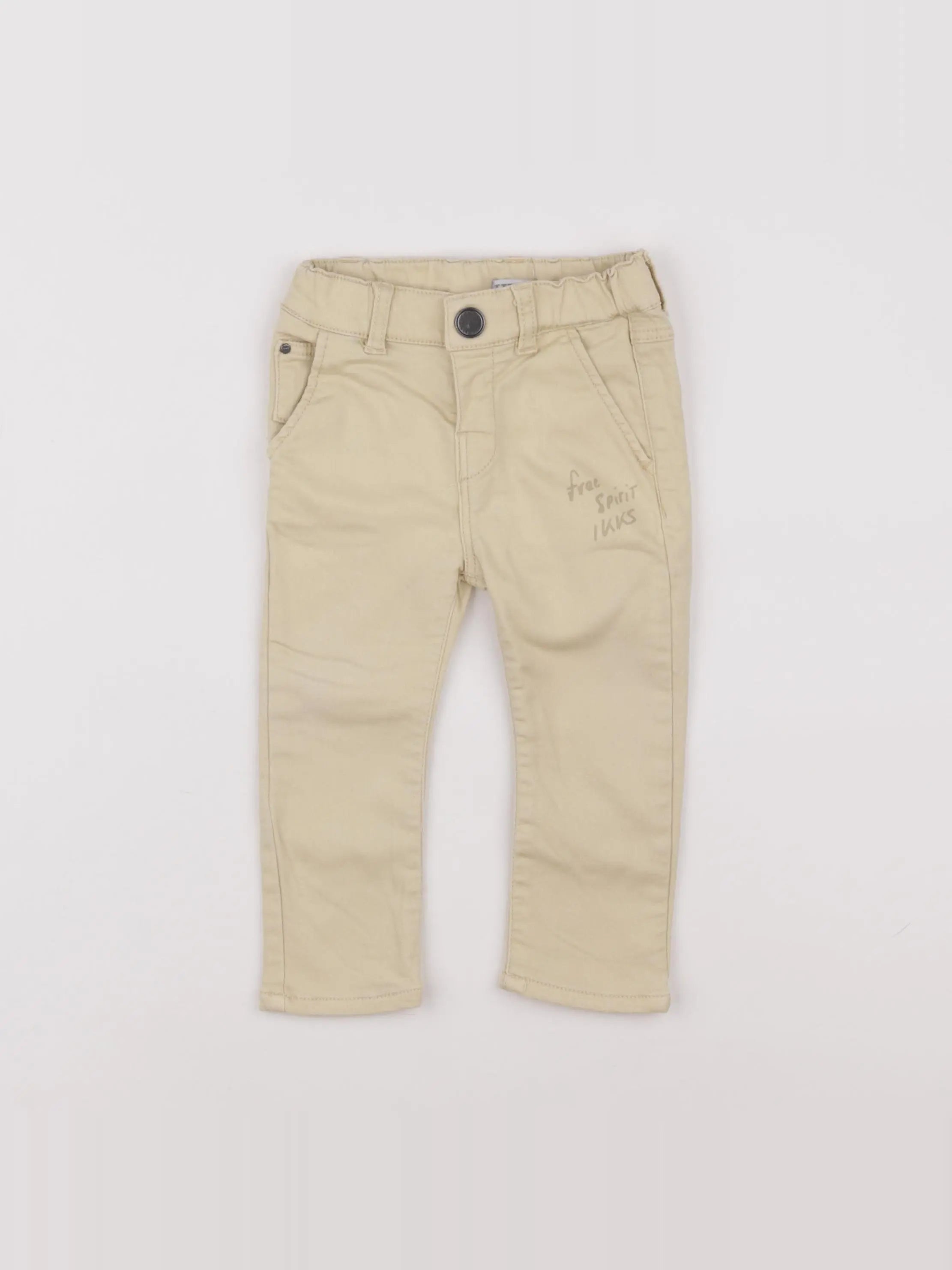 IKKS - pantalon jaune - 18 mois