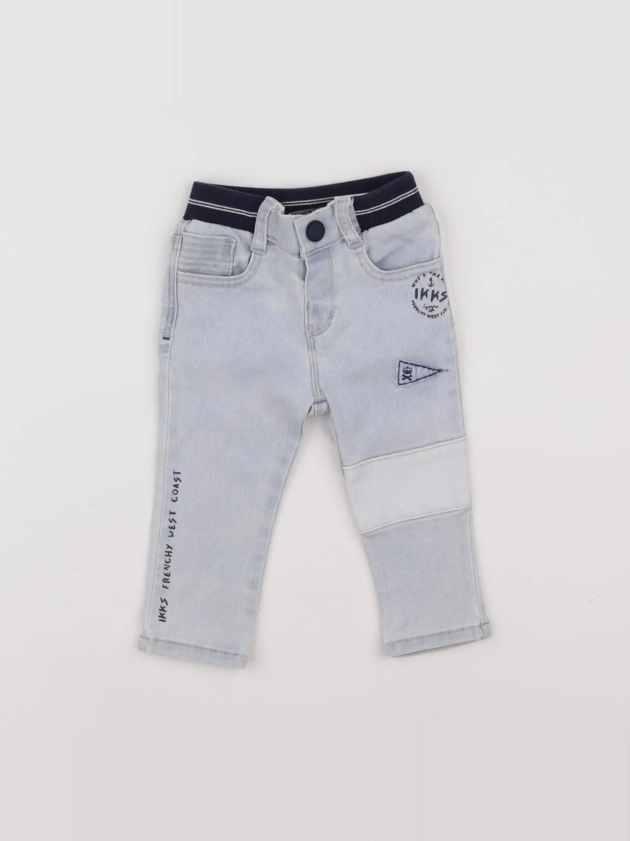 IKKS - jean bleu - 12 mois