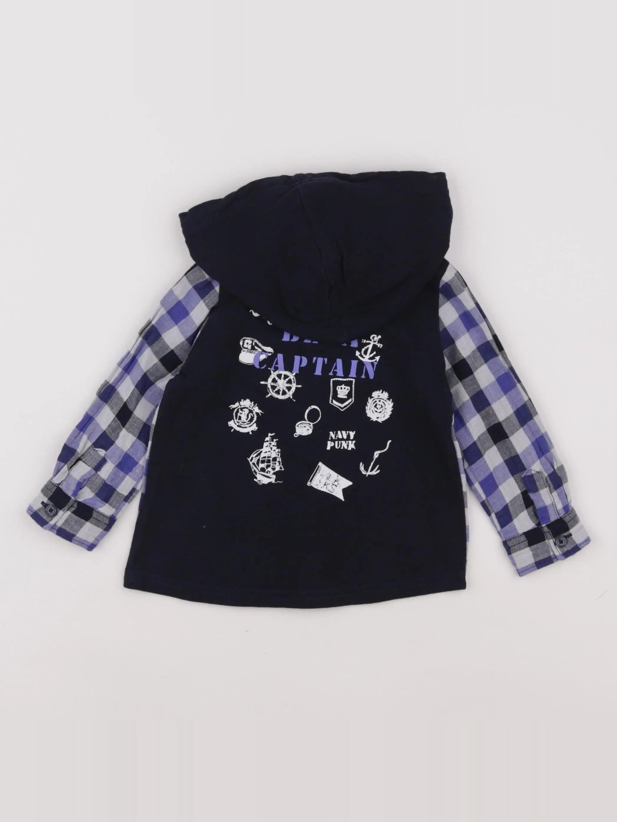 IKKS - chemise bleu - 12 mois