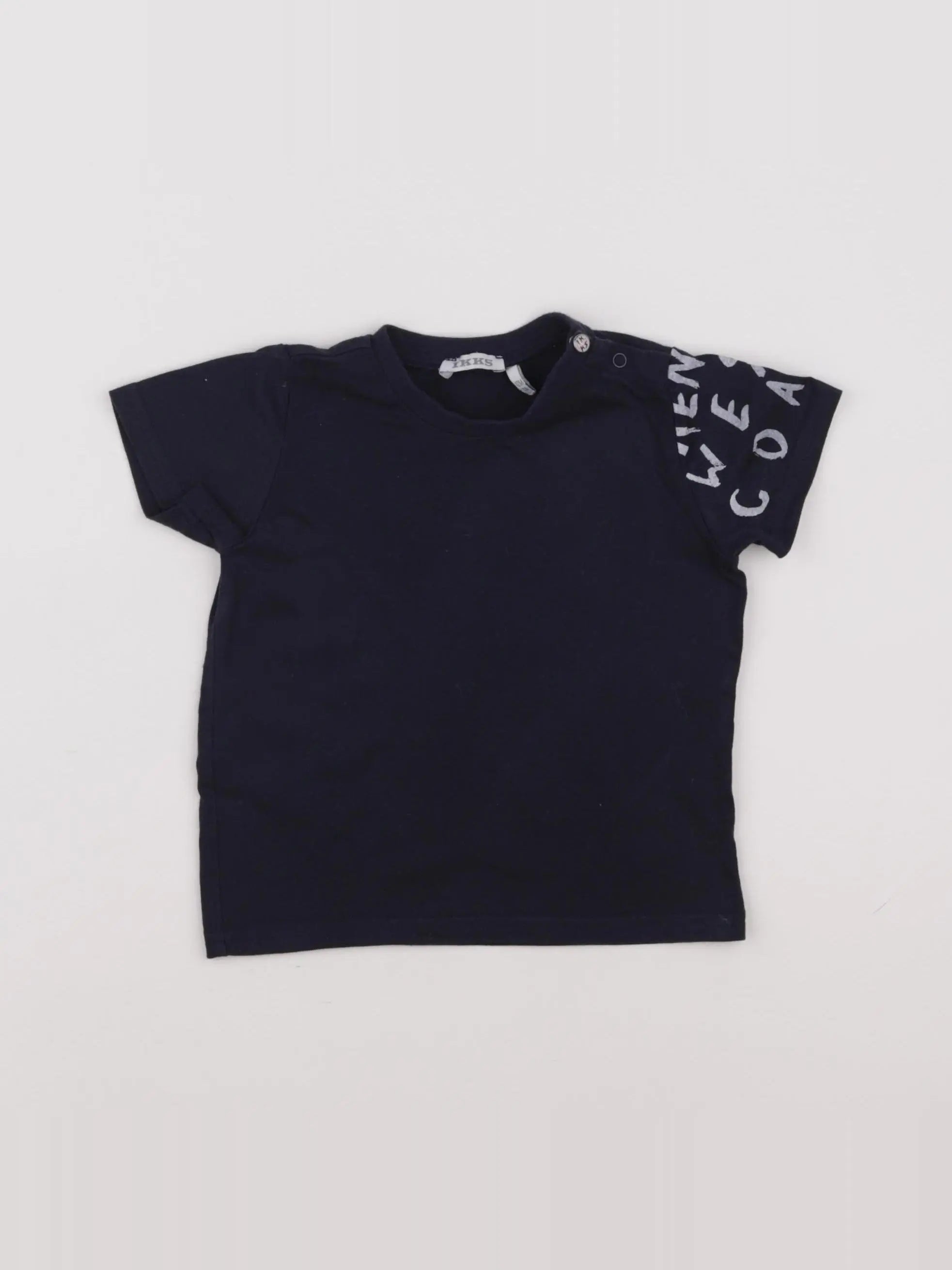 IKKS - tee-shirt bleu - 12 mois