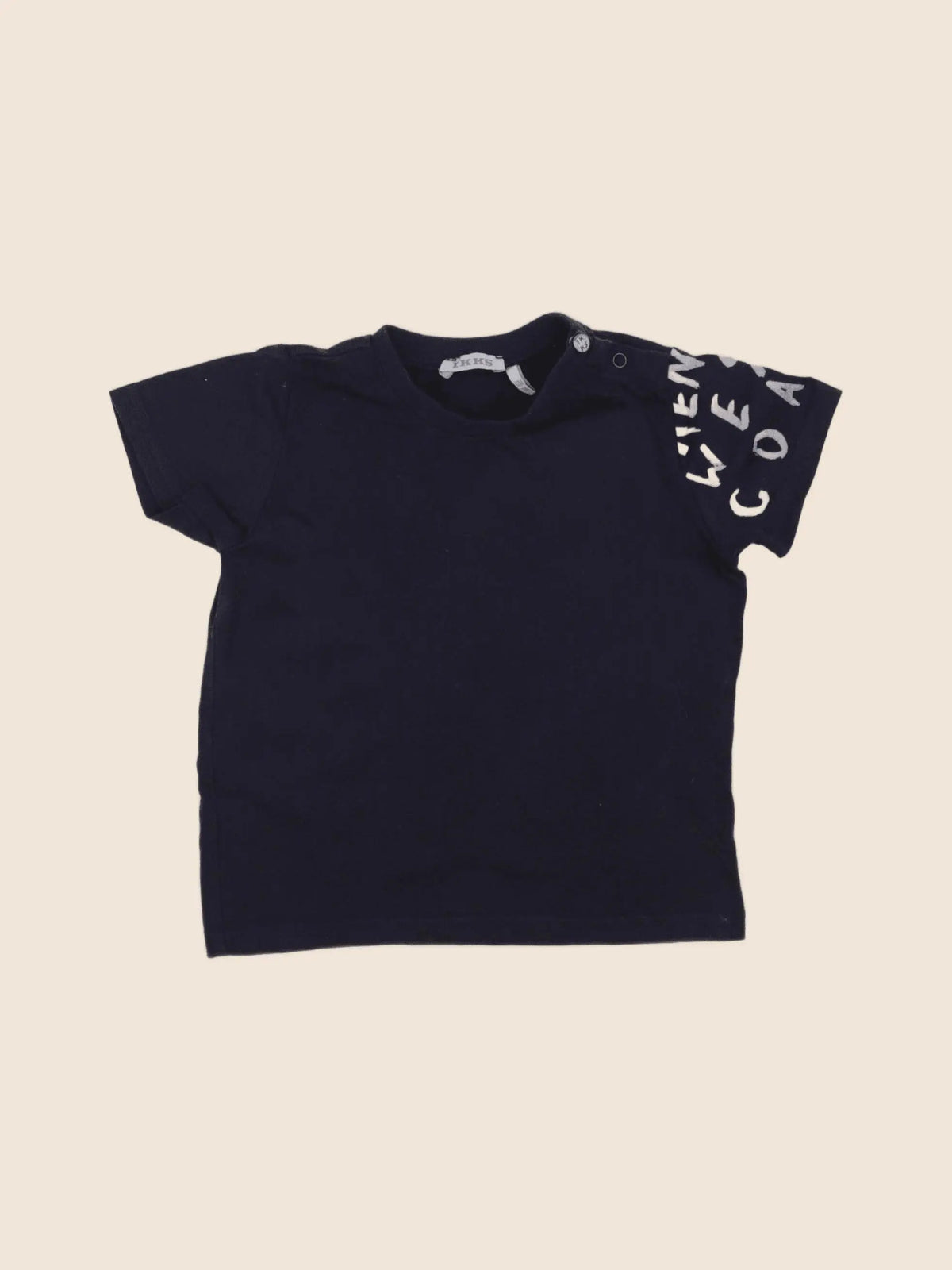 IKKS - tee-shirt bleu - 12 mois