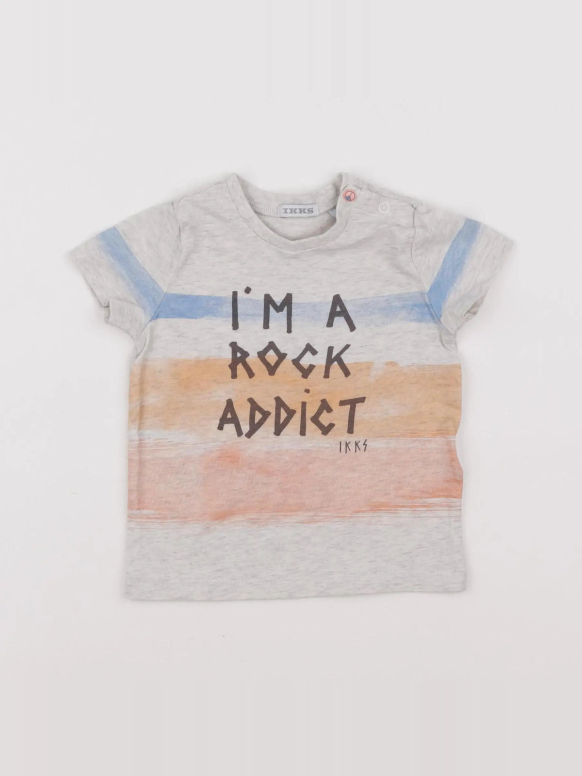 IKKS - tee-shirt gris - 12 mois