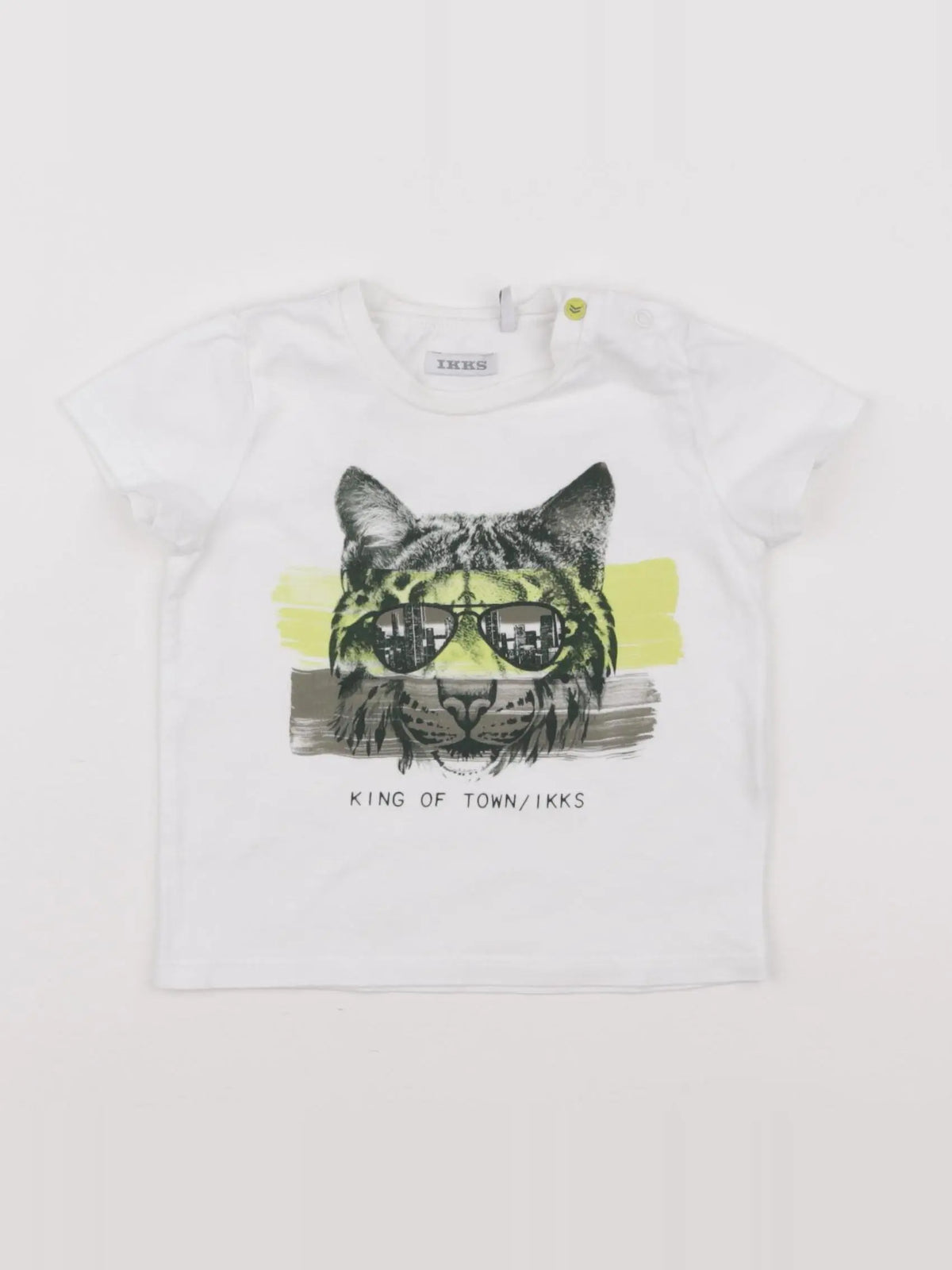IKKS - tee-shirt blanc - 12 mois