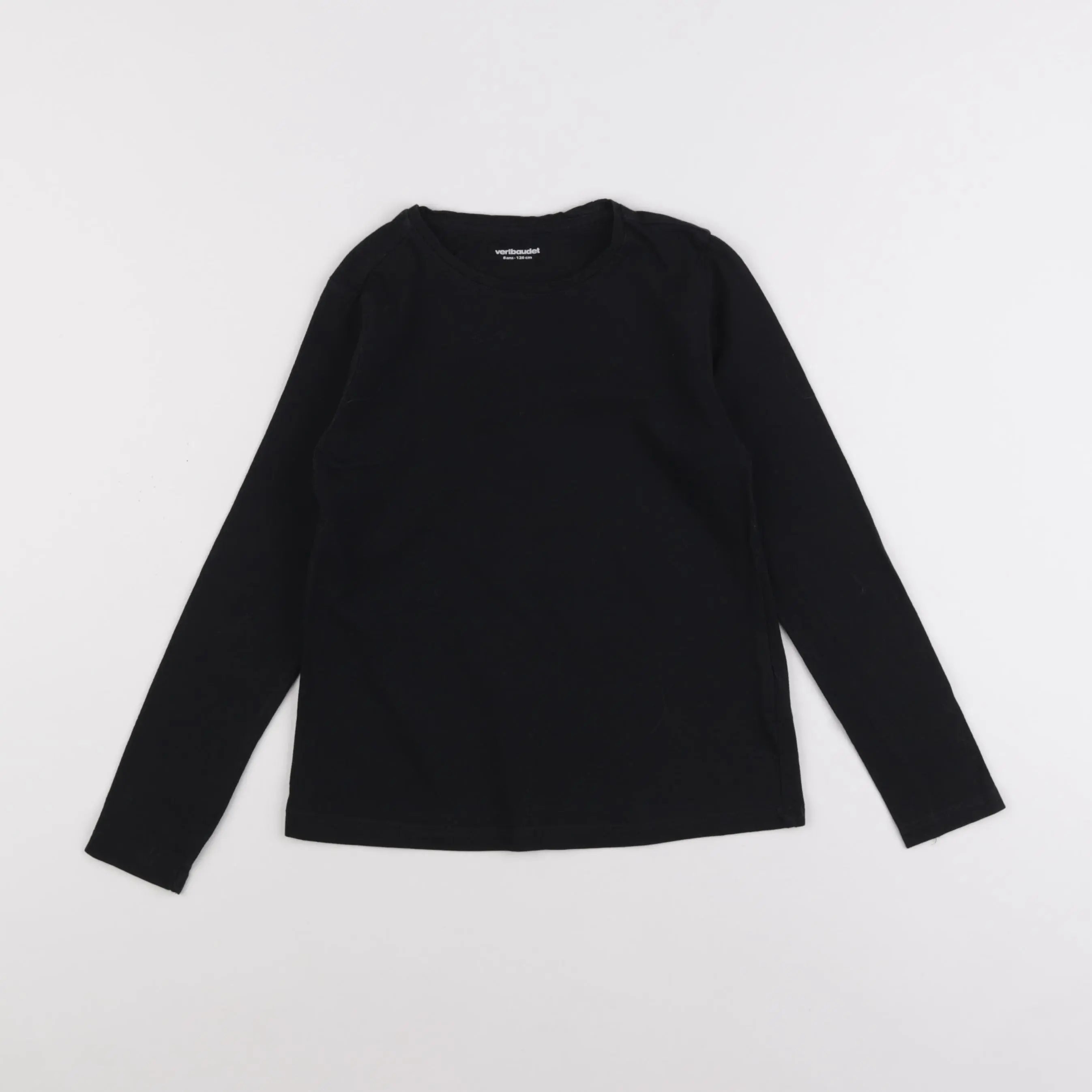 Vertbaudet - tee-shirt noir - 8 ans