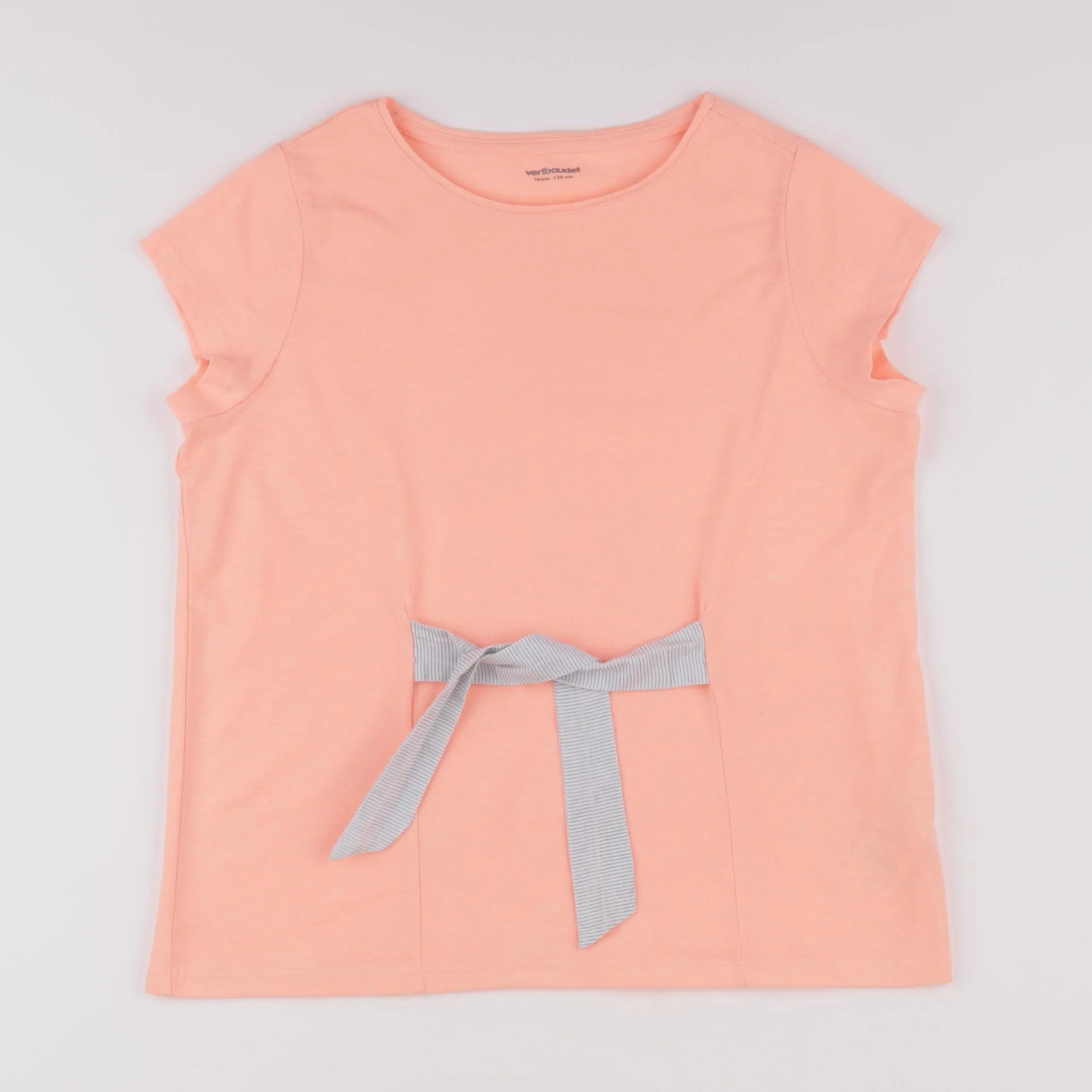 Vertbaudet - tee-shirt orange fluo - 10 ans