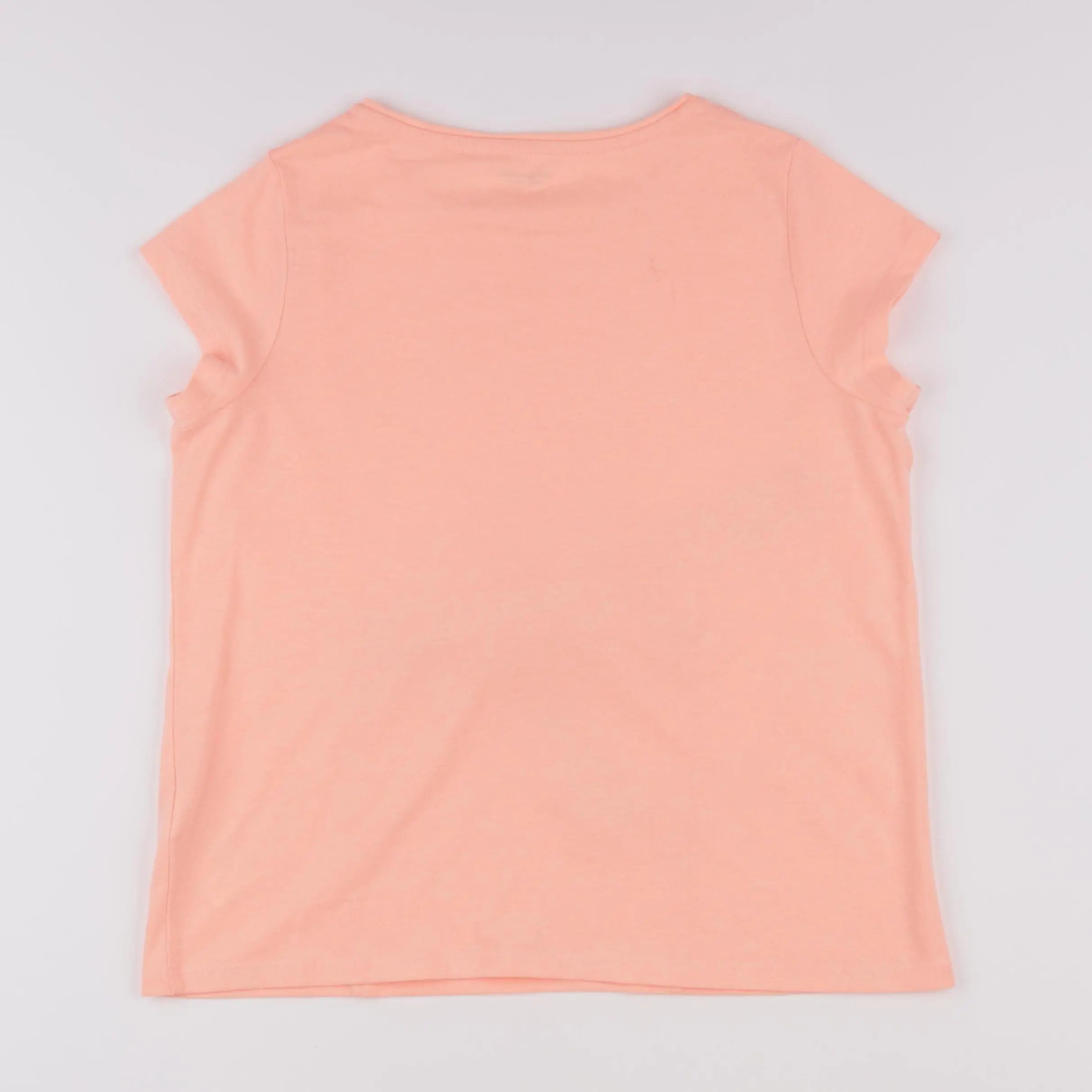Vertbaudet - tee-shirt orange fluo - 10 ans
