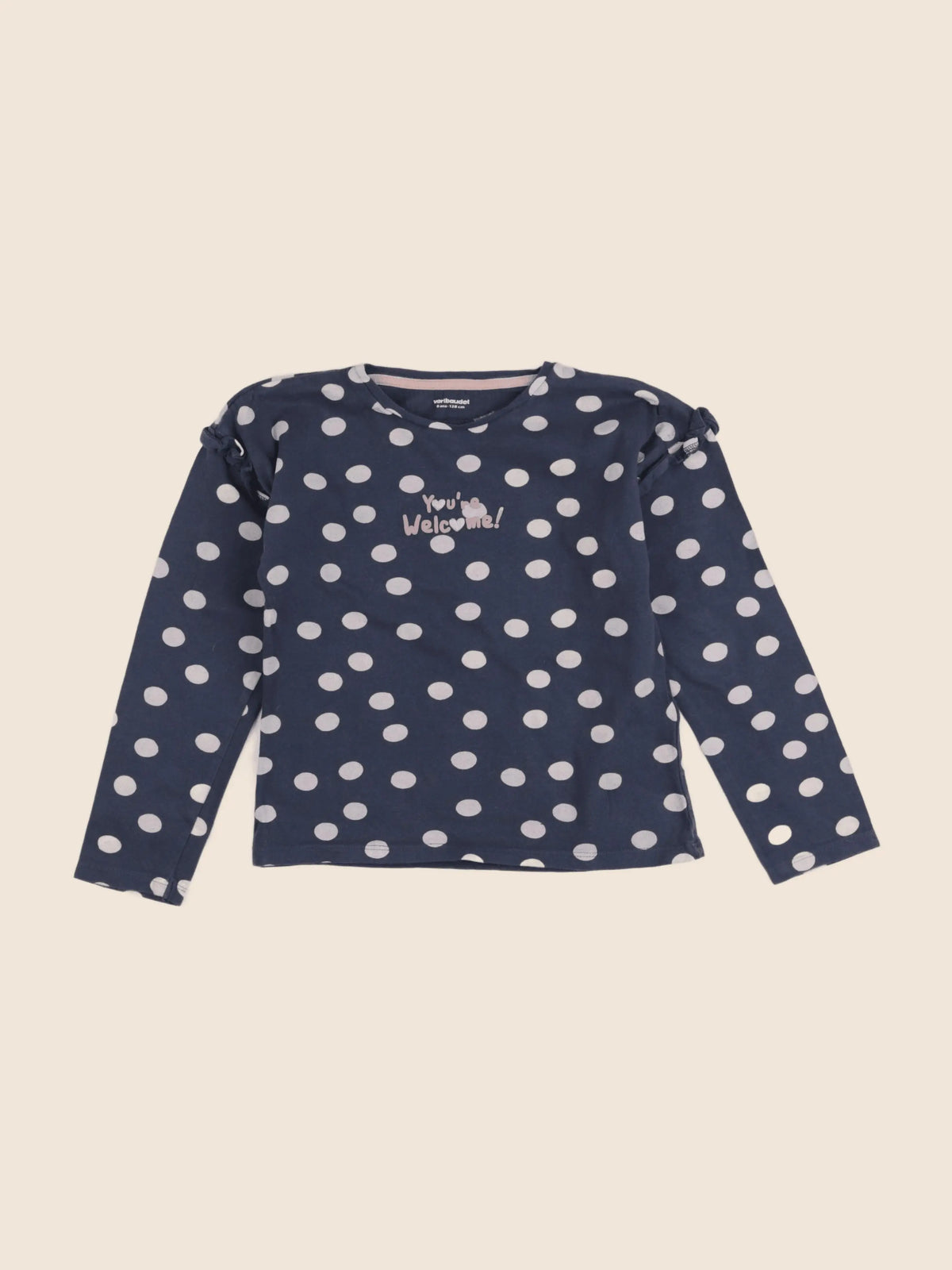 Vertbaudet - tee-shirt bleu - 8 ans