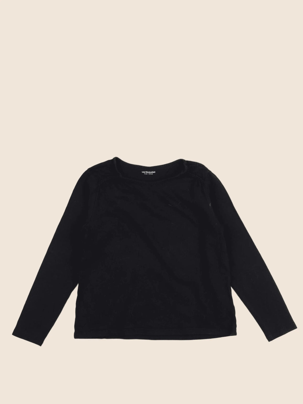 Vertbaudet - tee-shirt noir - 8 ans