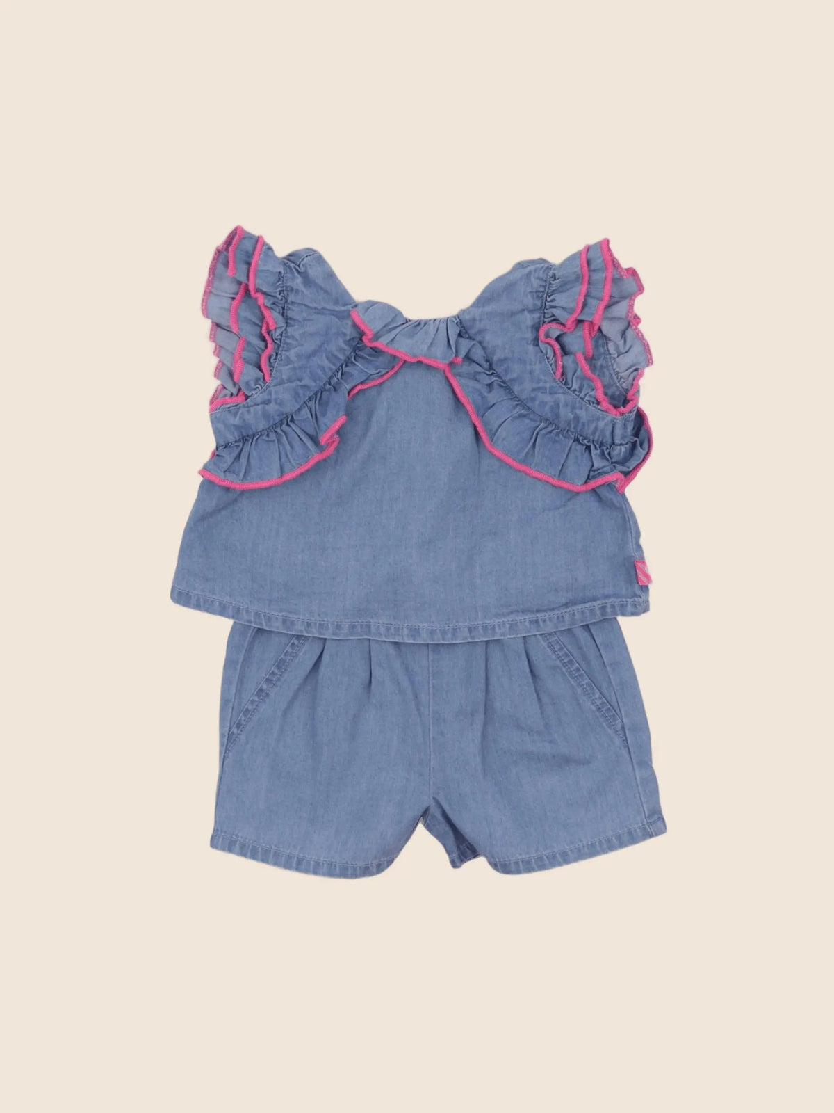 Billie Blush - combinaison bleu - 6 mois