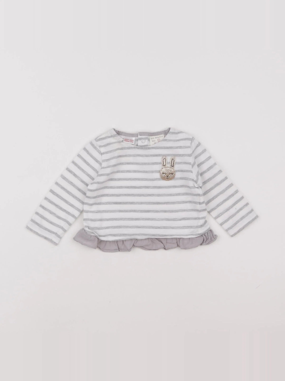 Zara - tee-shirt blanc - 3/6 mois