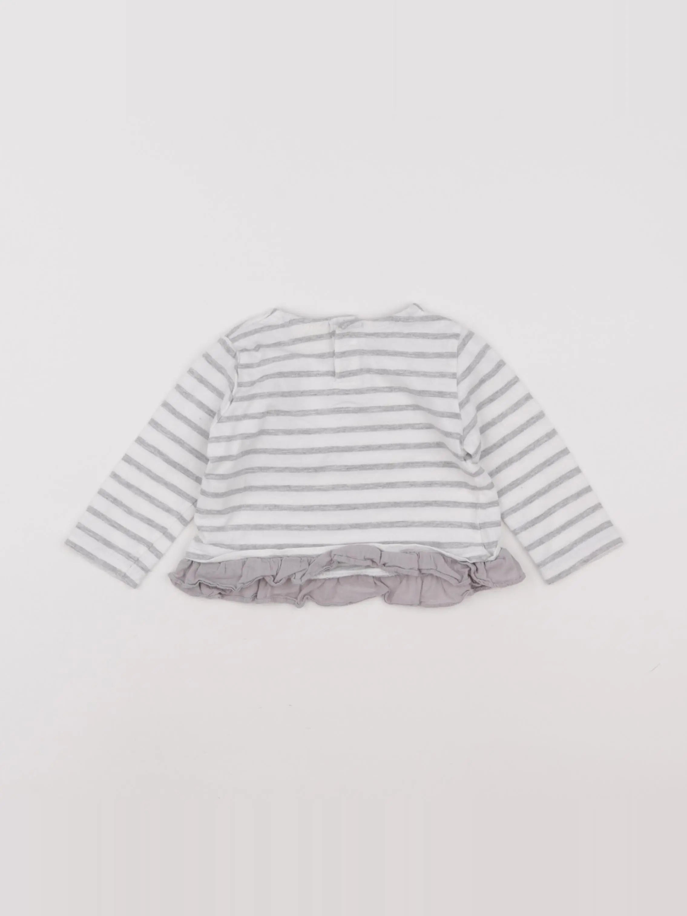 Zara - tee-shirt blanc - 3/6 mois